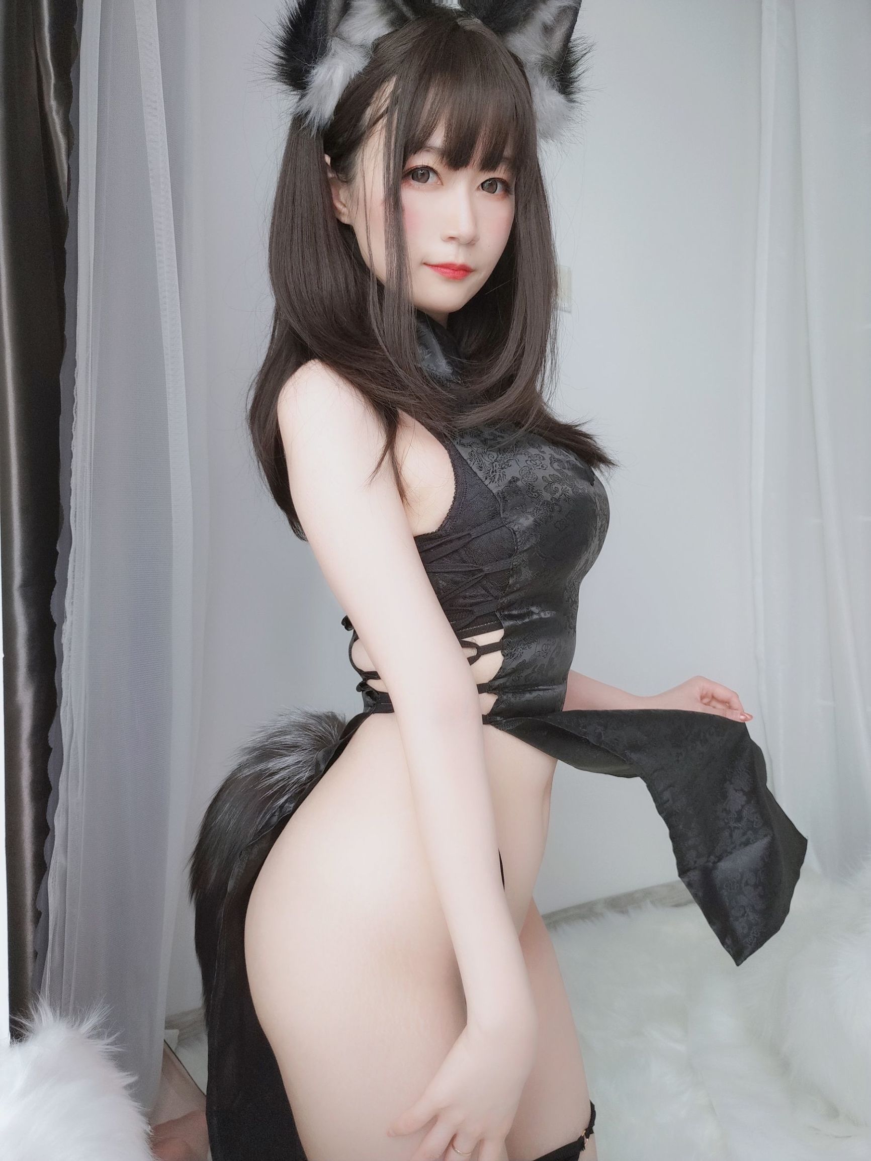 科瑟小姐姐白銀 小黑狼
