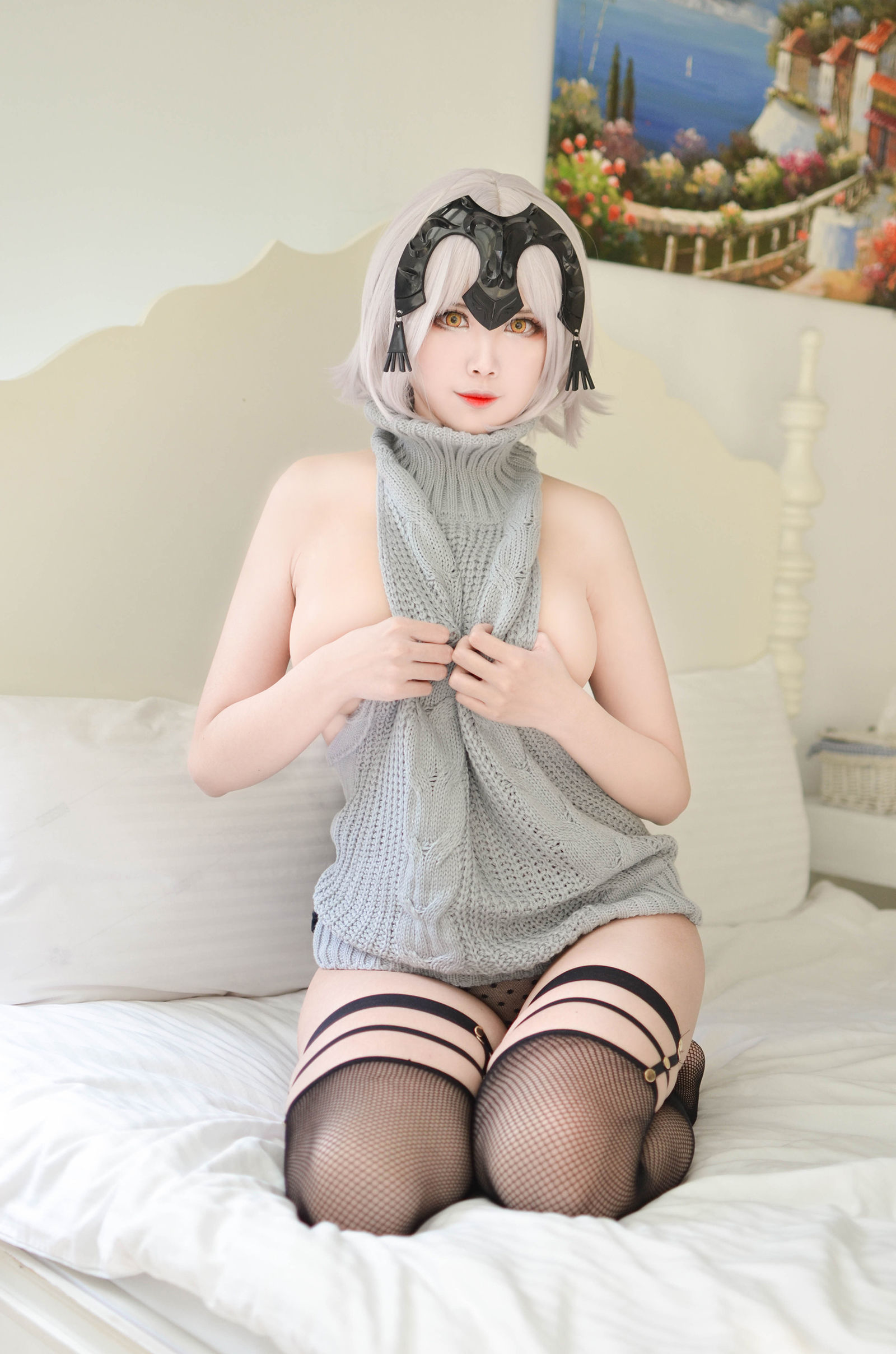 Coser萱-KaYa áo len hở lưng