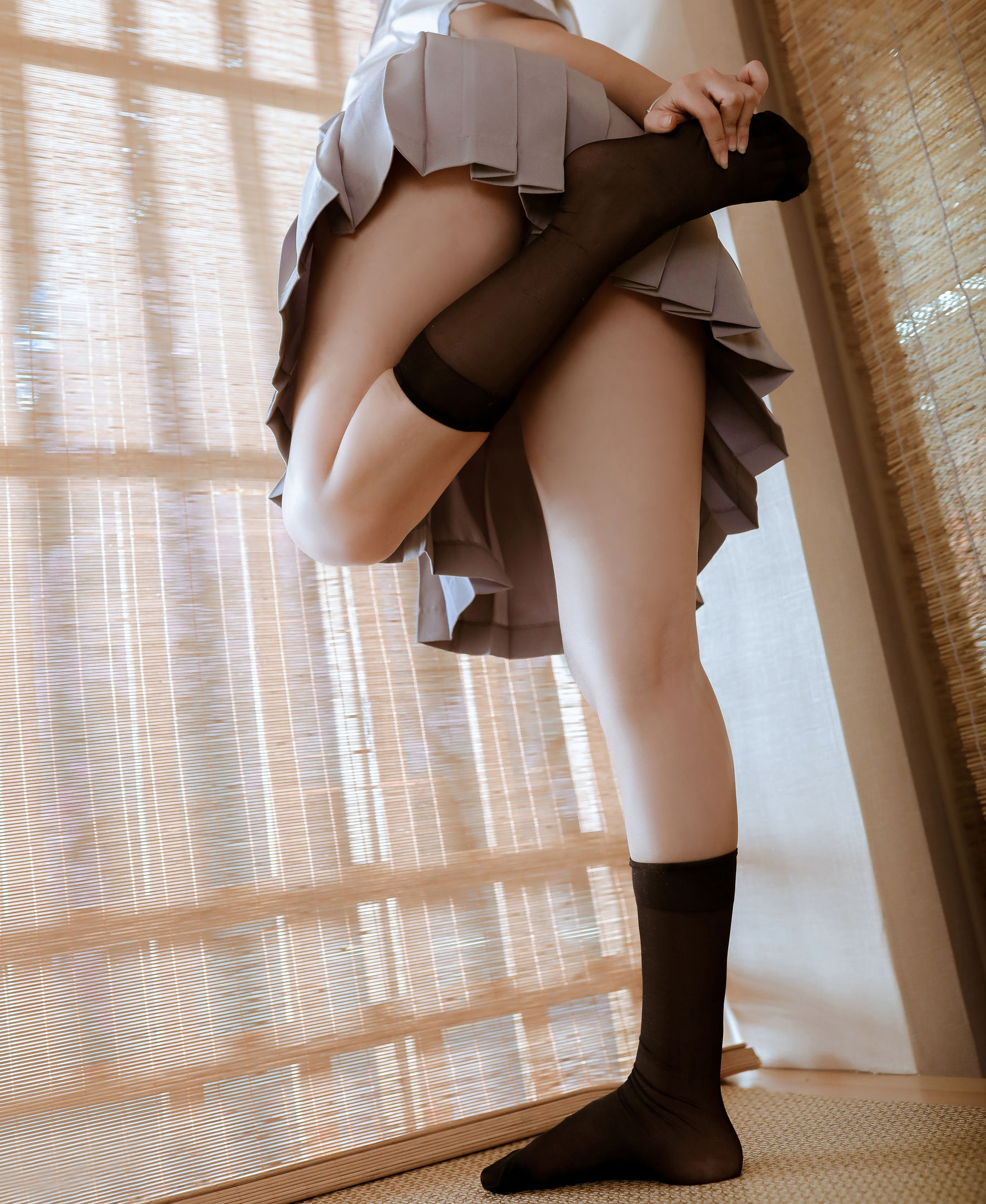 Cosplay Rina Jiao and Japanese style JK