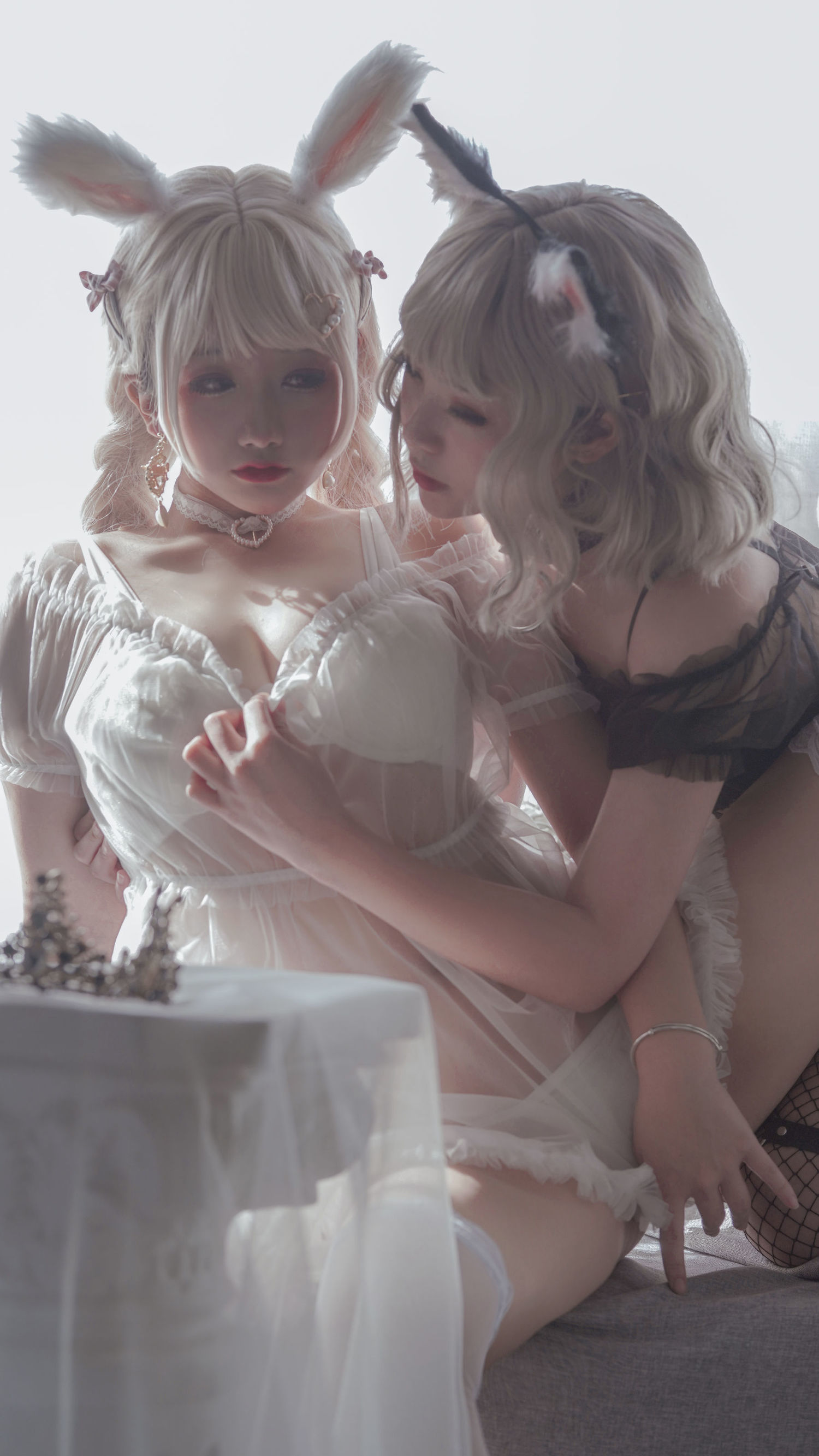 Cosplay Nhật Nại Giao Mèo và Thỏ