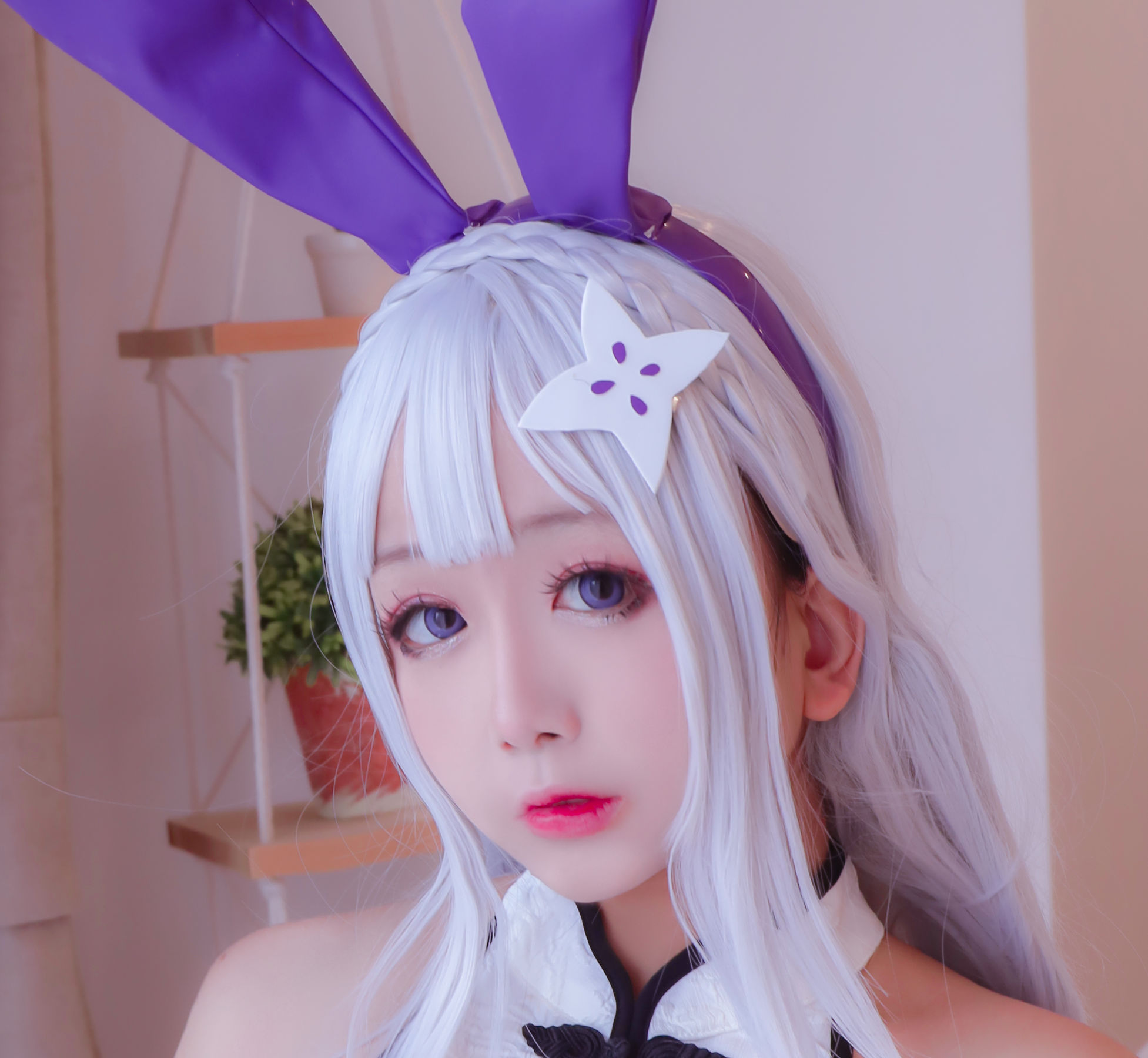 Cosplay日奈娇 白旗袍