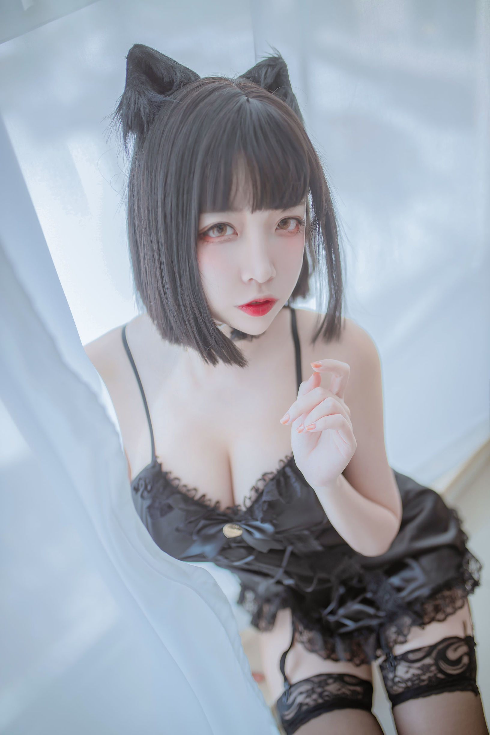コスプレ日奈嬌 私房二人猫耳