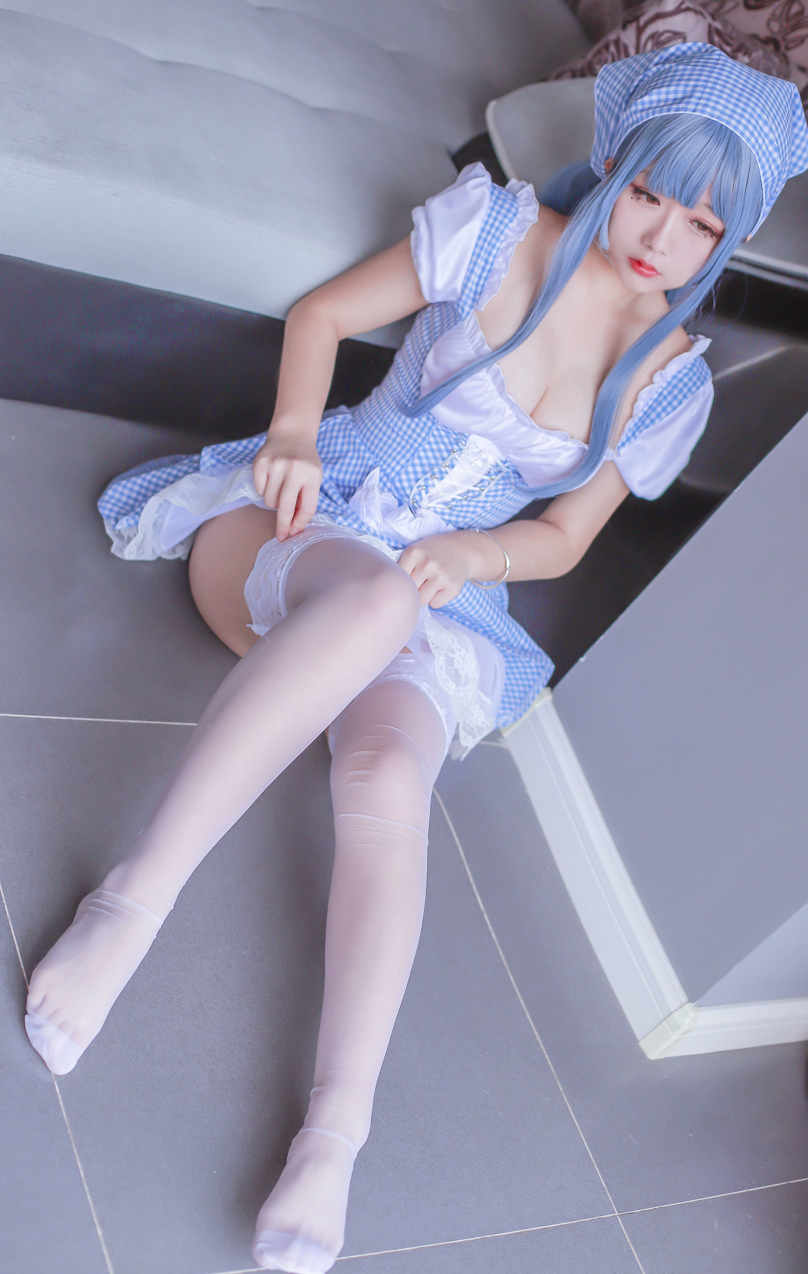 Cosplay日奈嬌 藍色女僕