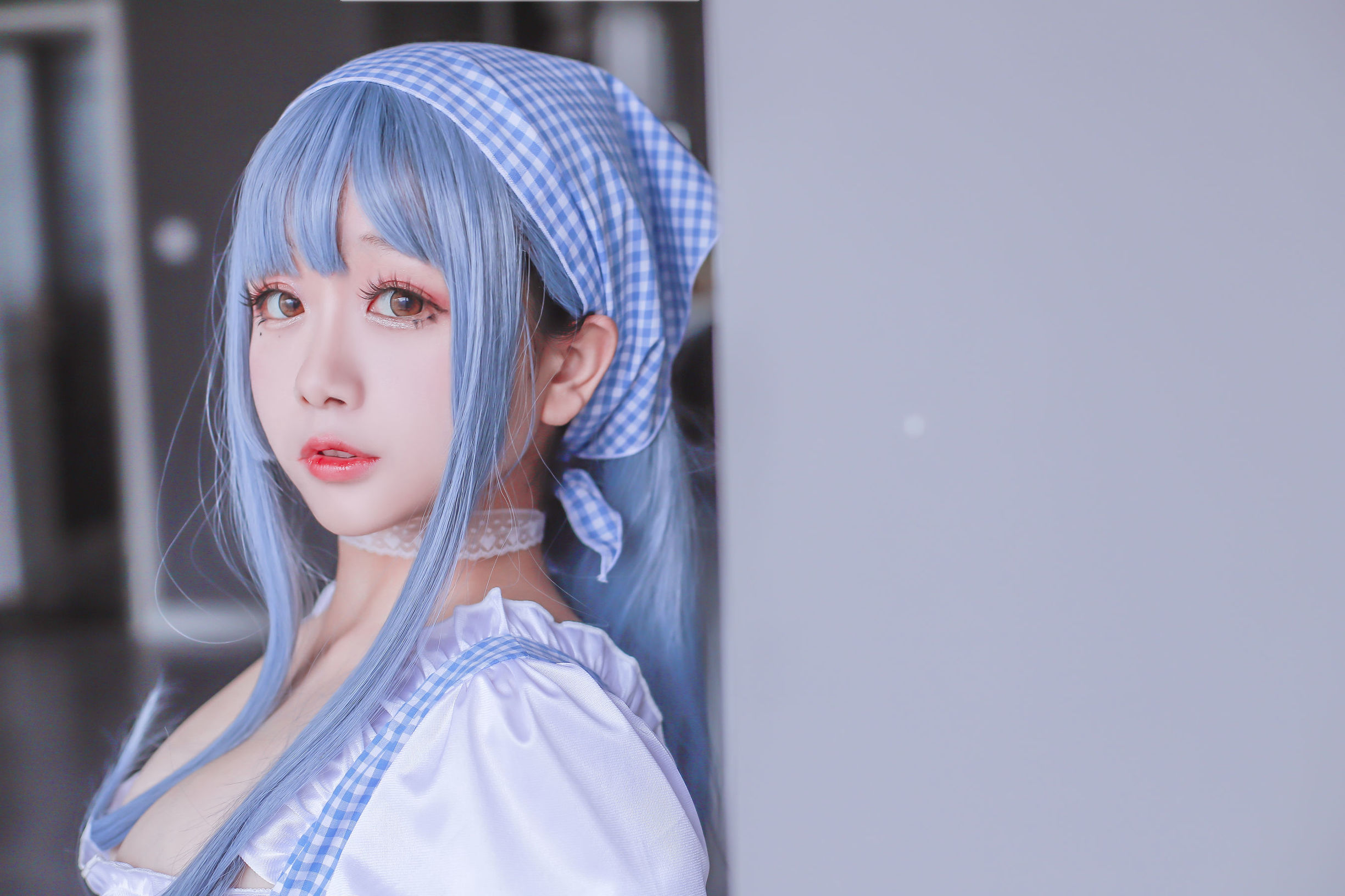 Cosplay日奈嬌 藍色女僕