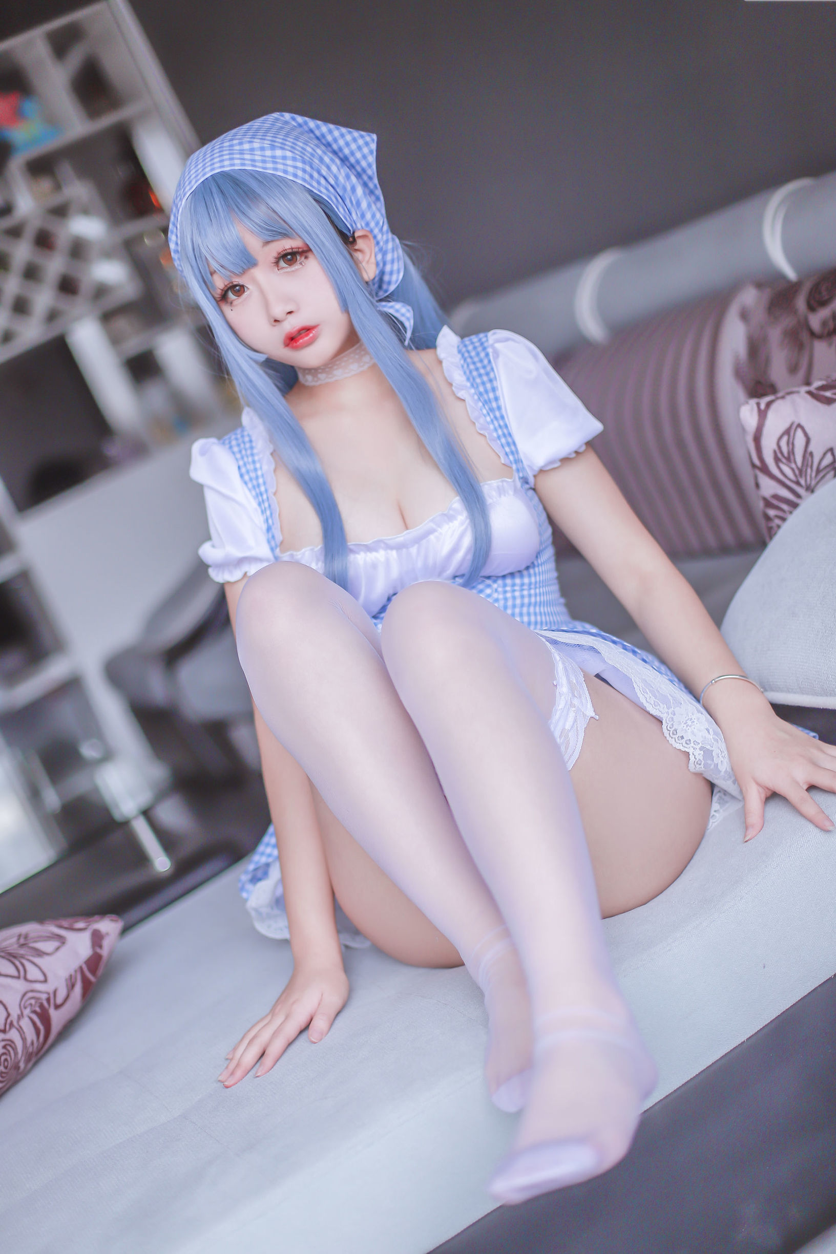 Cosplay日奈嬌 藍色女僕