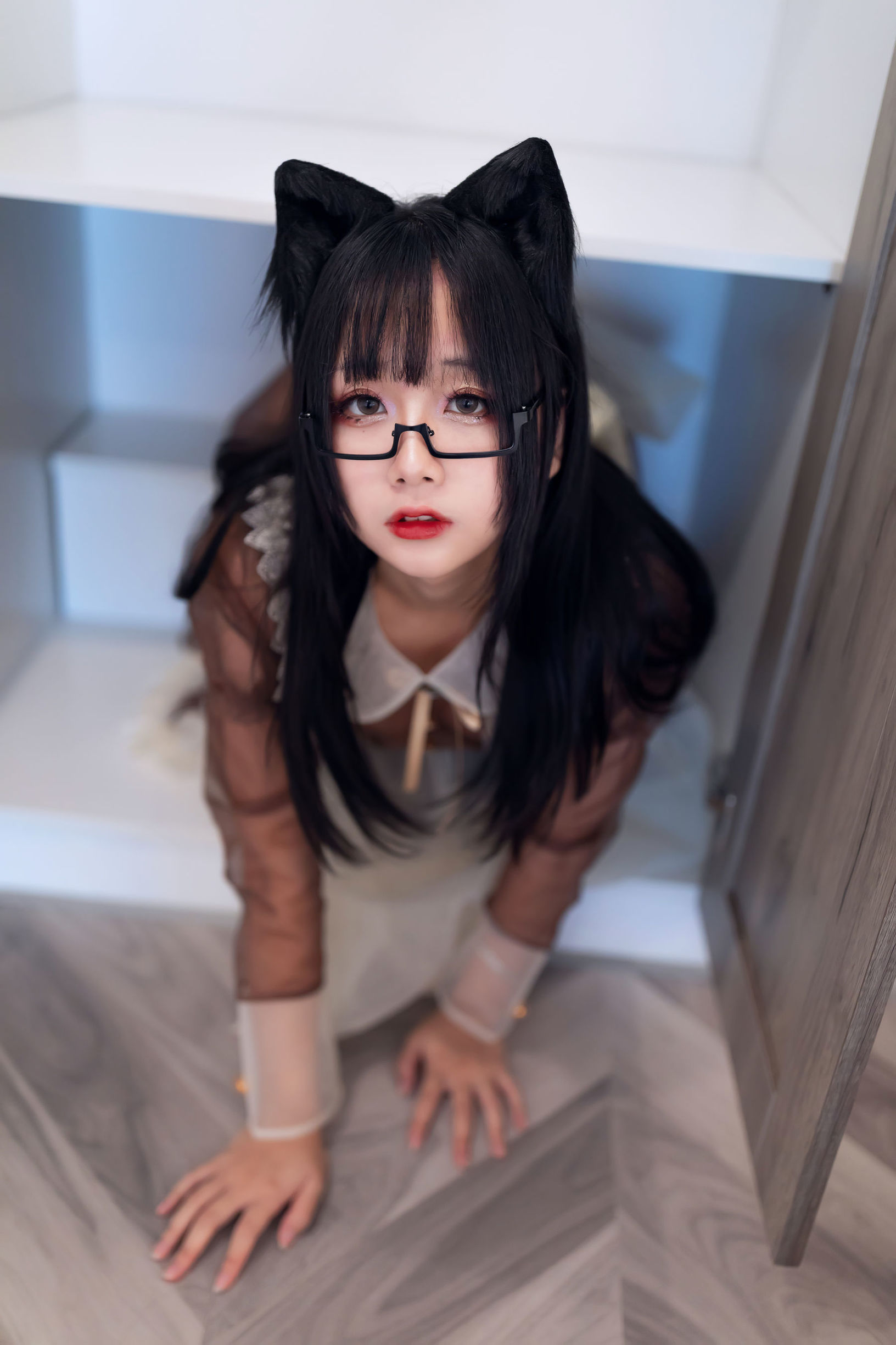 Cosplay Ri Nai Jiao Transparent Maid