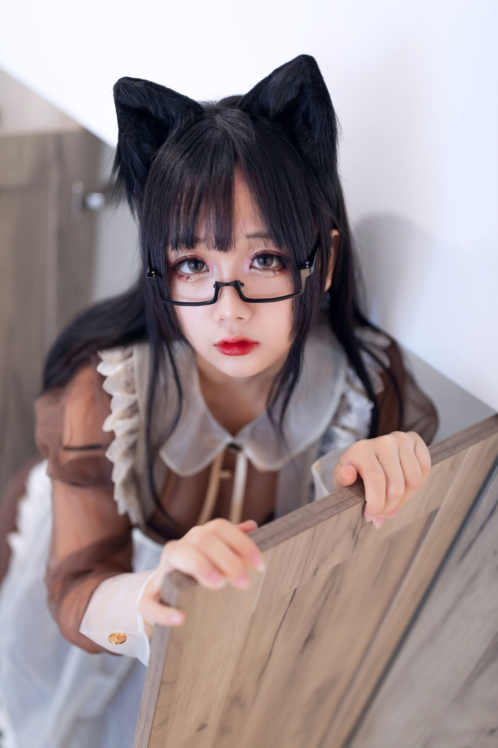 Cosplay Ri Nai Jiao Transparent Maid