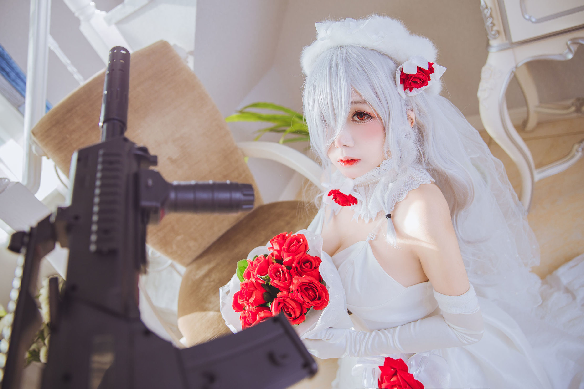 Cosplay Ri Nai Jiao g36c Formal Dress