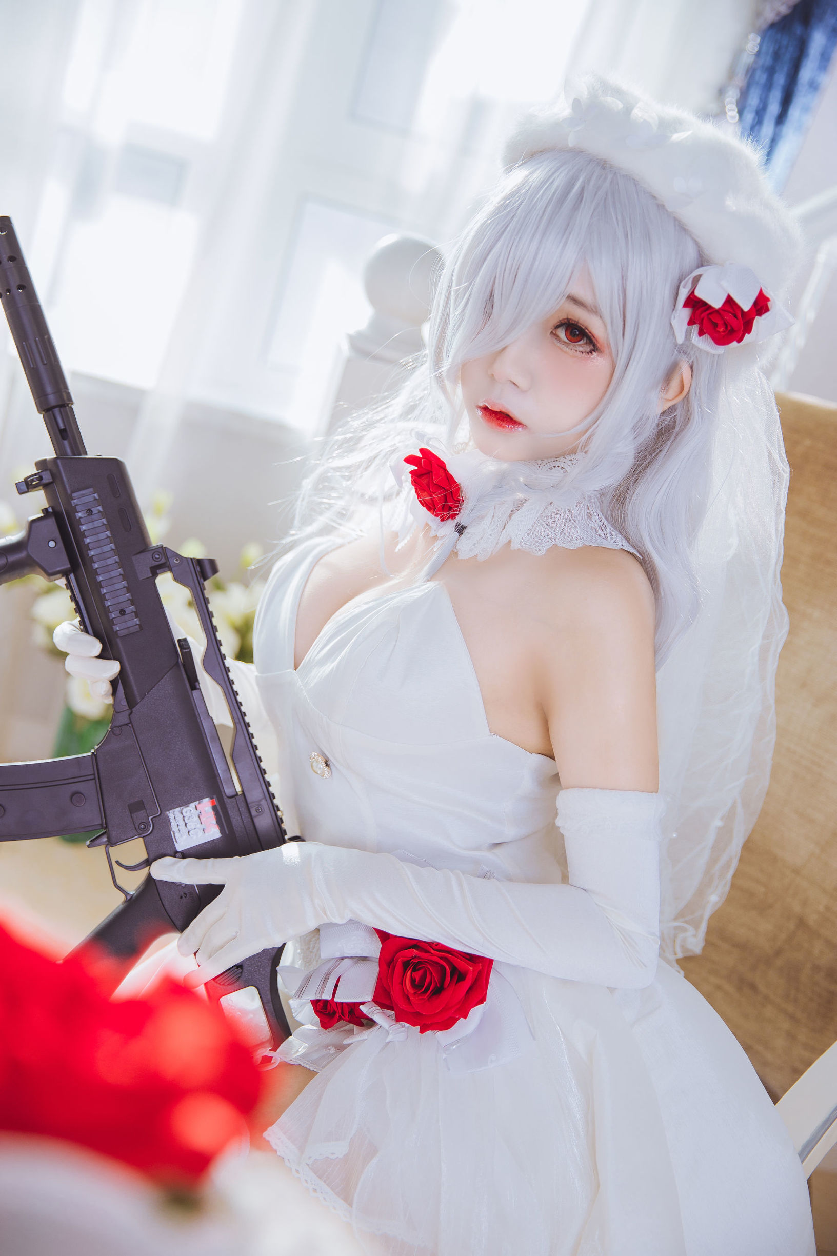 코스프레 일내교 g36c 예복