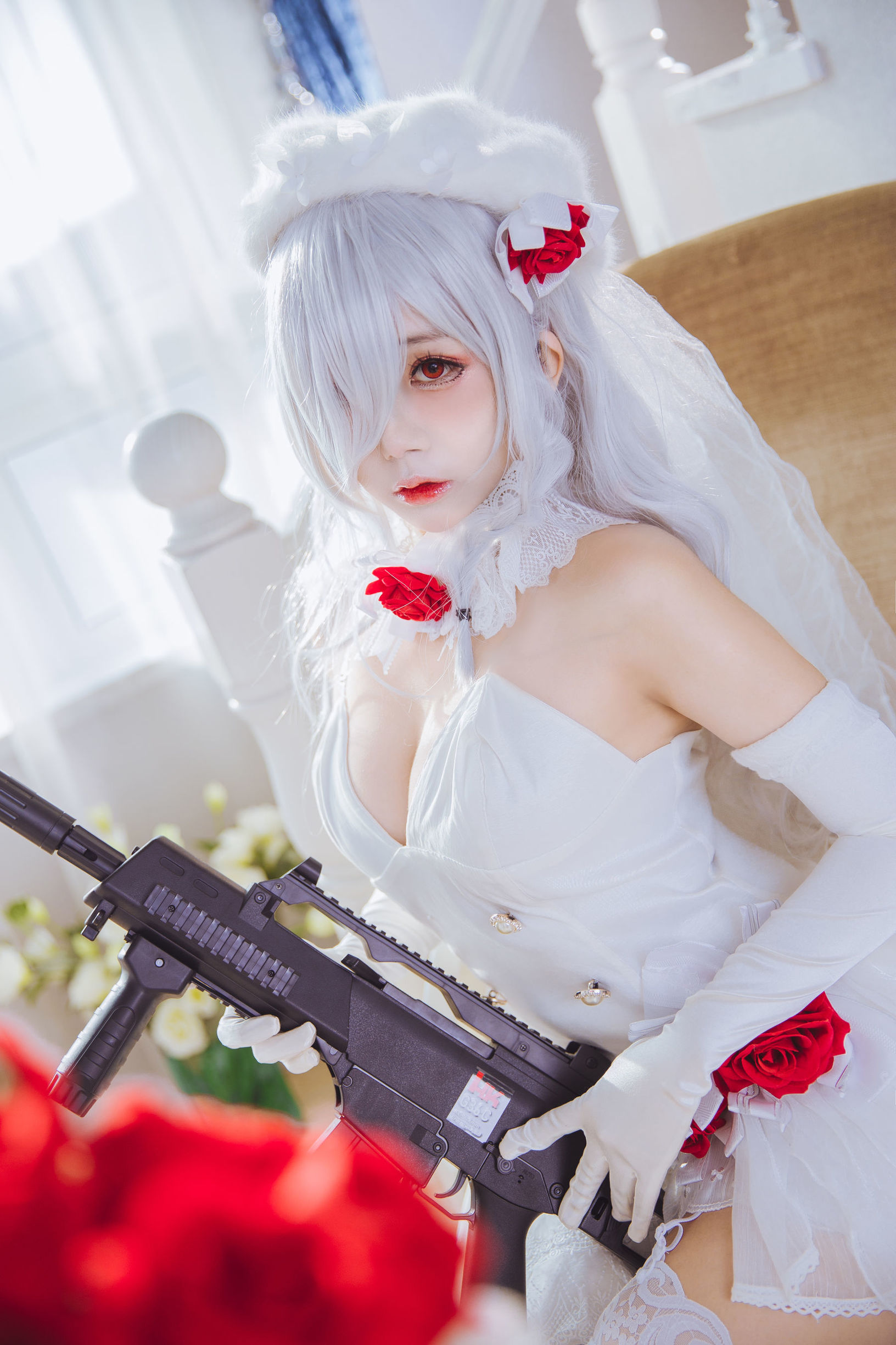 코스프레 일내교 g36c 예복