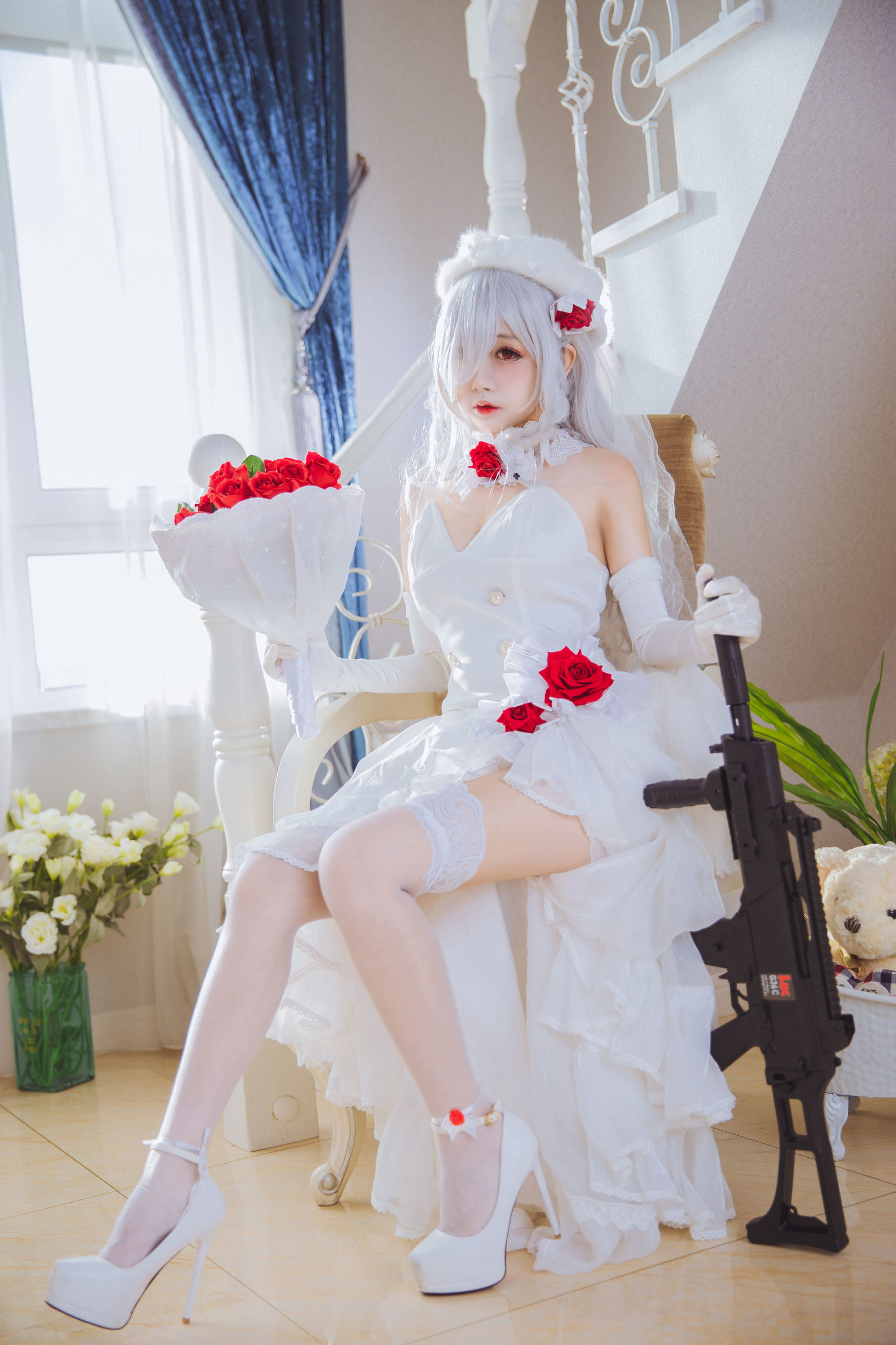 코스프레 일내교 g36c 예복