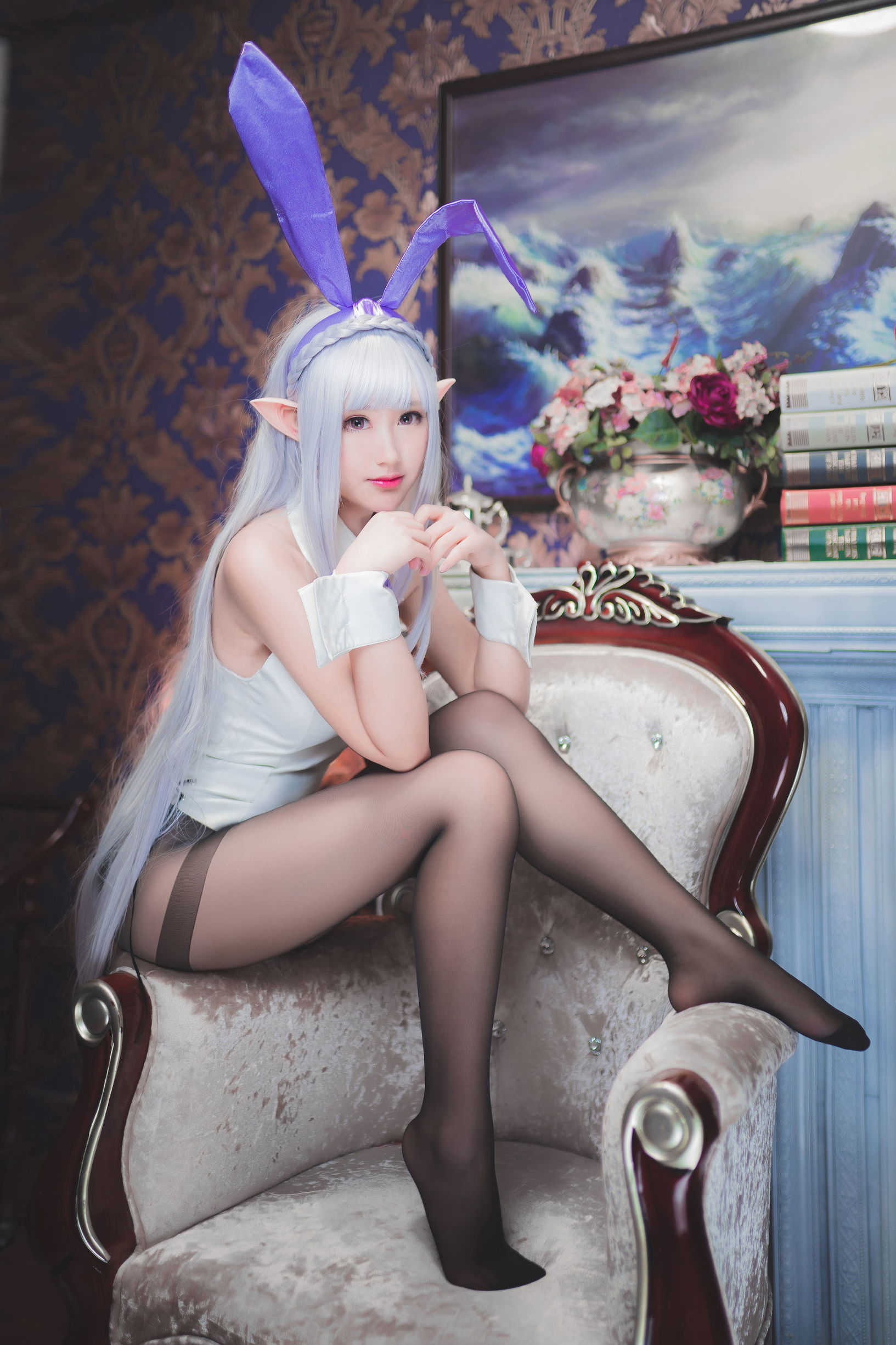 Cosplay Mo Xiao Wu – Emilia Bunny Girl
