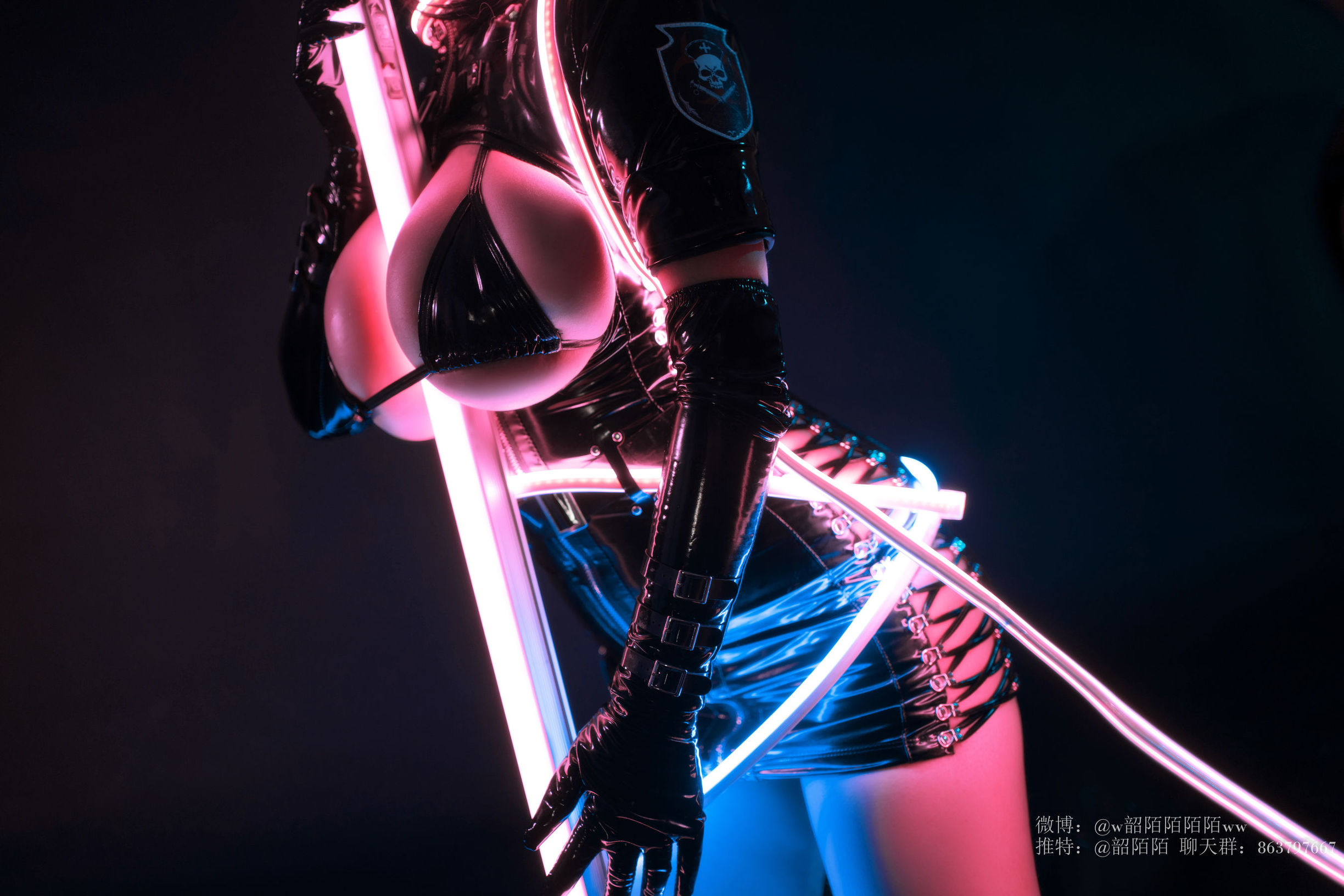 Cosplay mỹ nữ Shao Mặc Mặc Y tá Hắc ám
