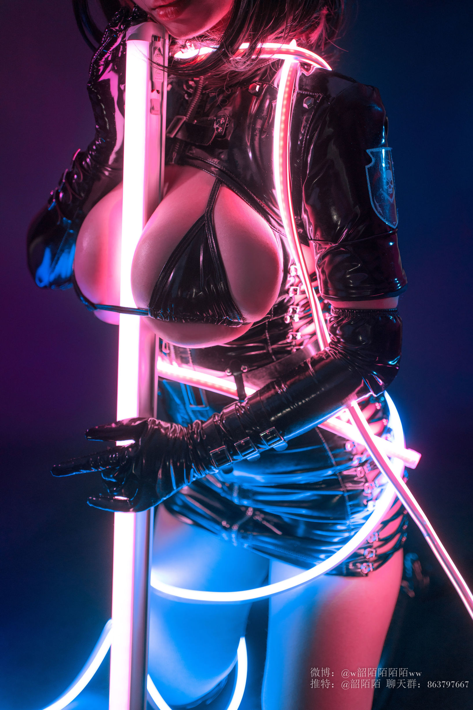 Cosplay mỹ nữ Shao Mặc Mặc Y tá Hắc ám