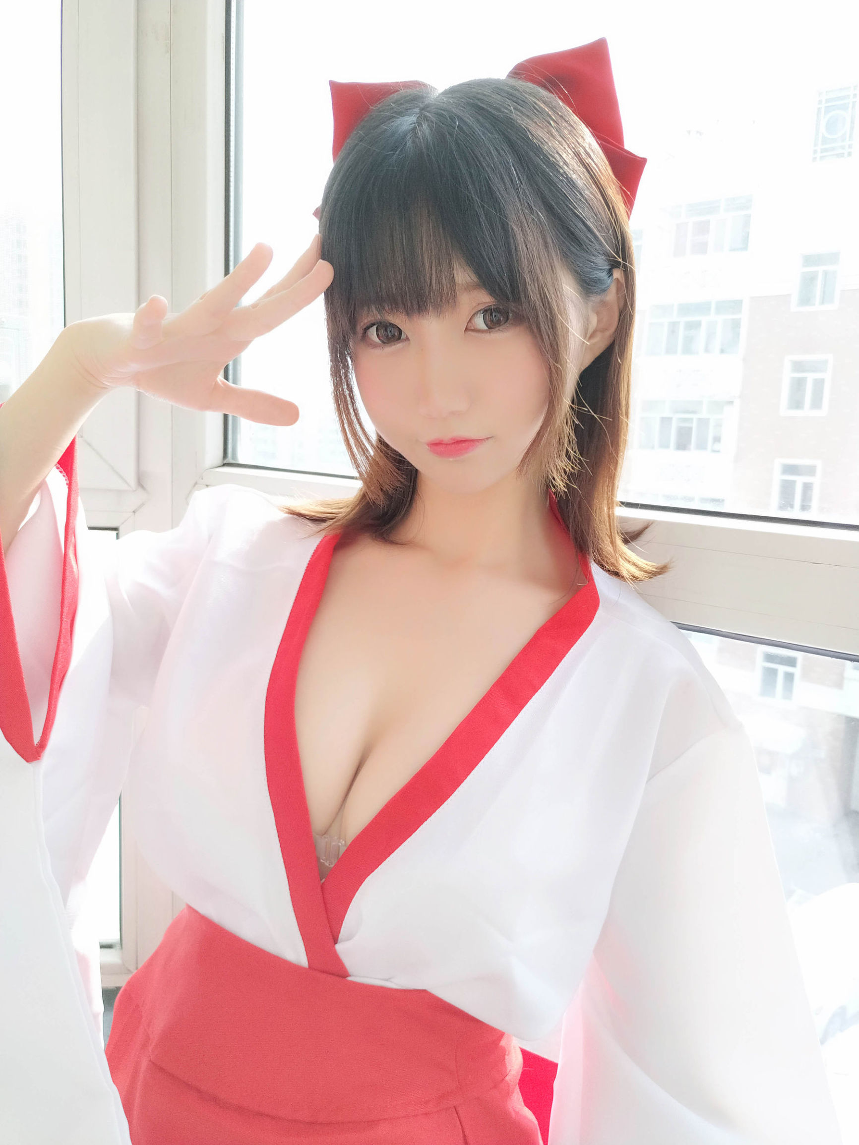 ナギサ魔物喵[fantia] かわいい巫女さん