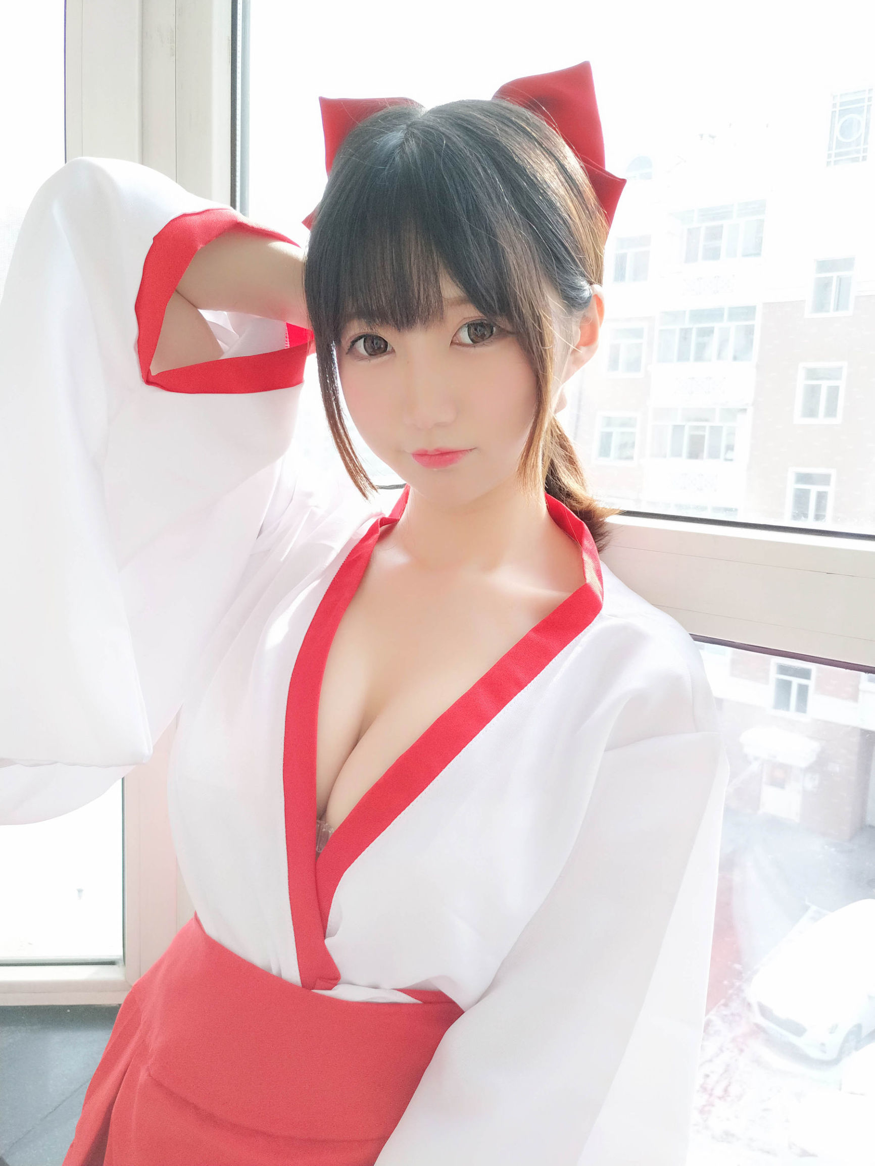 ナギサ魔物喵[fantia] かわいい巫女さん