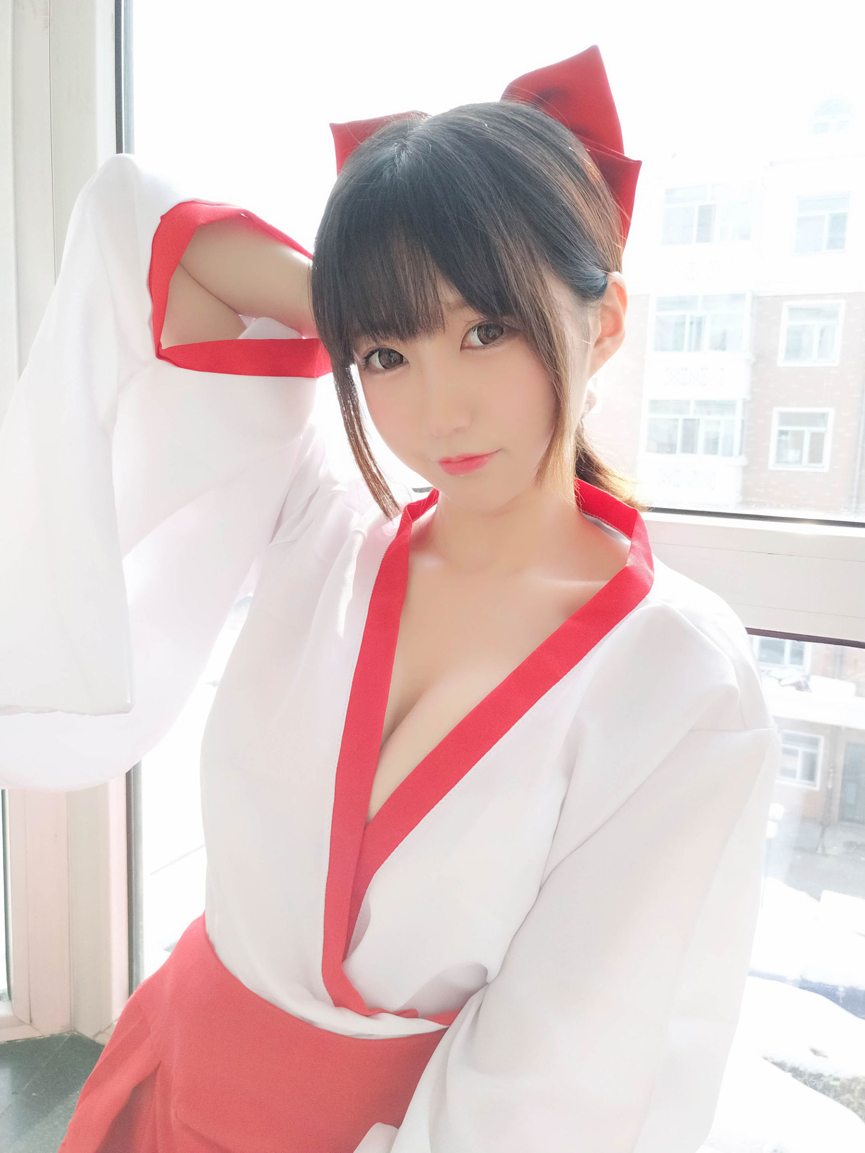 ナギサ魔物喵[fantia] かわいい巫女さん