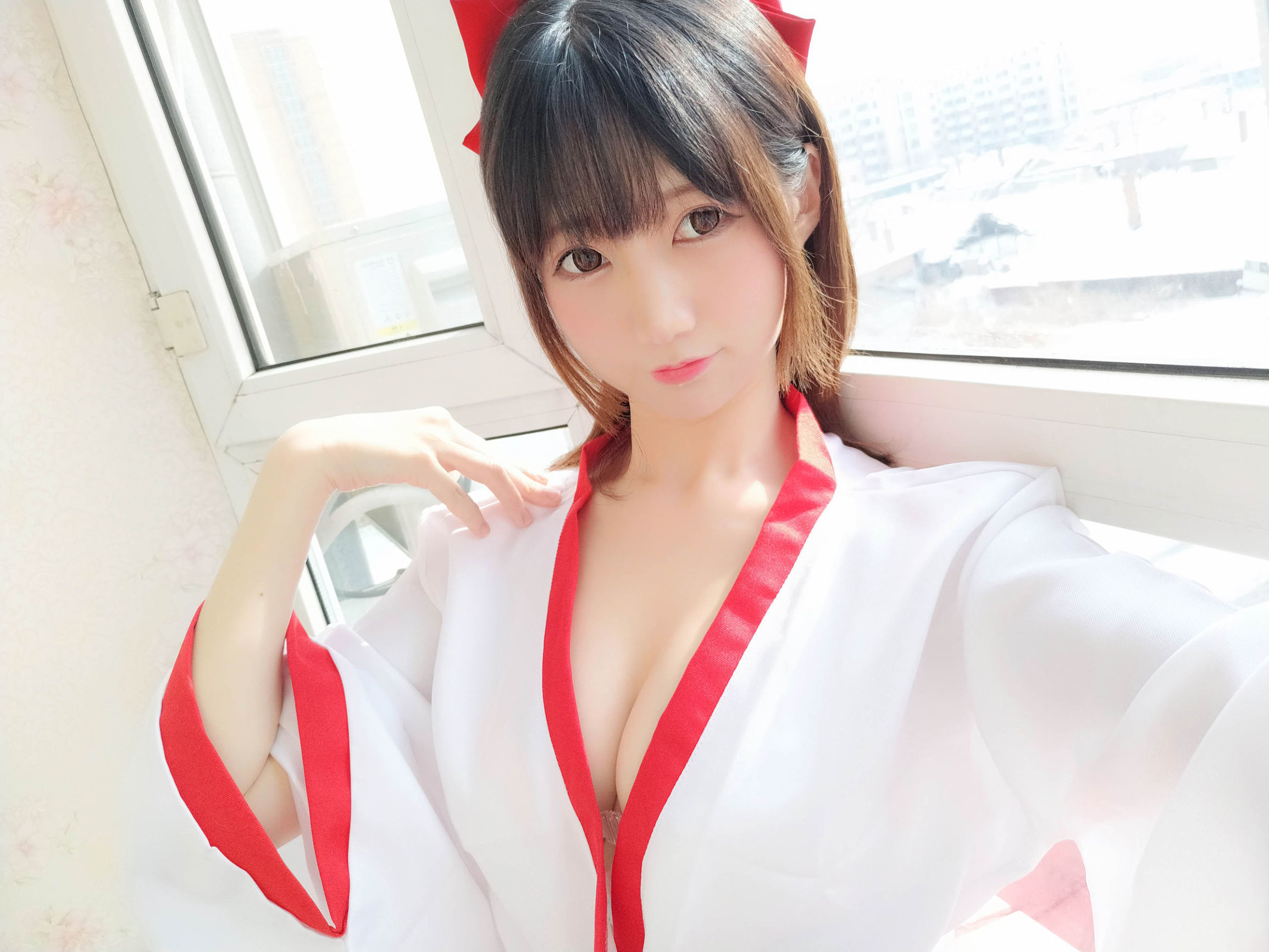 ナギサ魔物喵[fantia] かわいい巫女さん