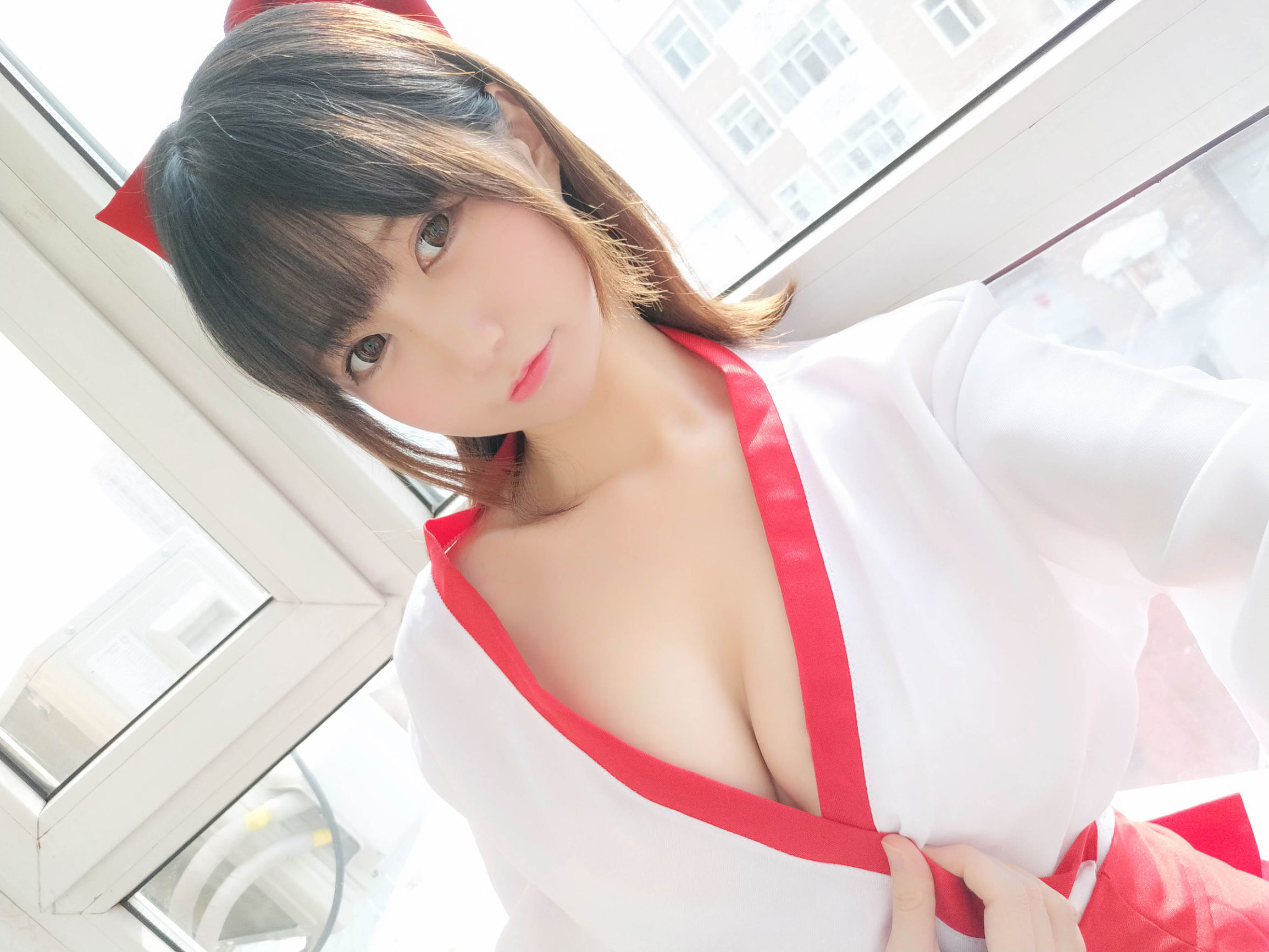 ナギサ魔物喵[fantia] かわいい巫女さん