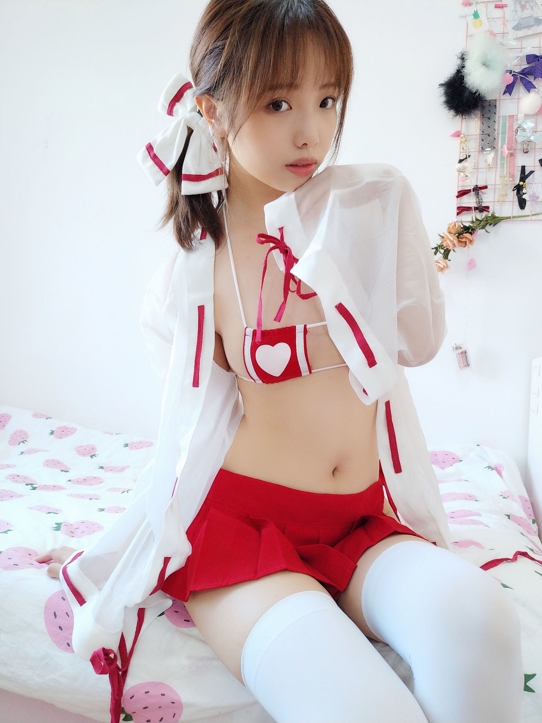コスプレ写真] アニメブロガーウェンメイ - セルフィー本（1号本）巫女