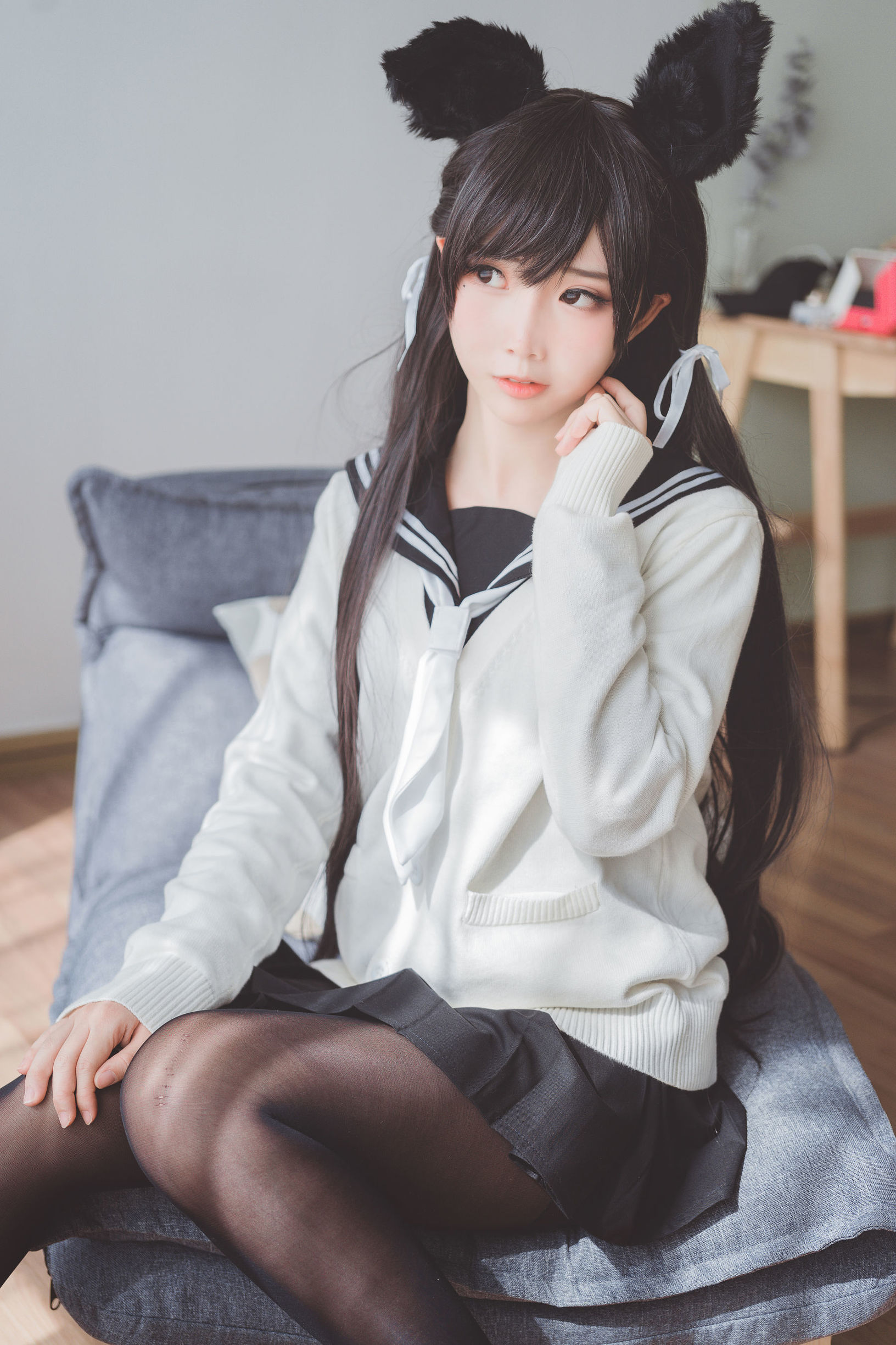 Cosplay寫真] 可愛人氣Coser面餅仙兒 - 制服愛宕