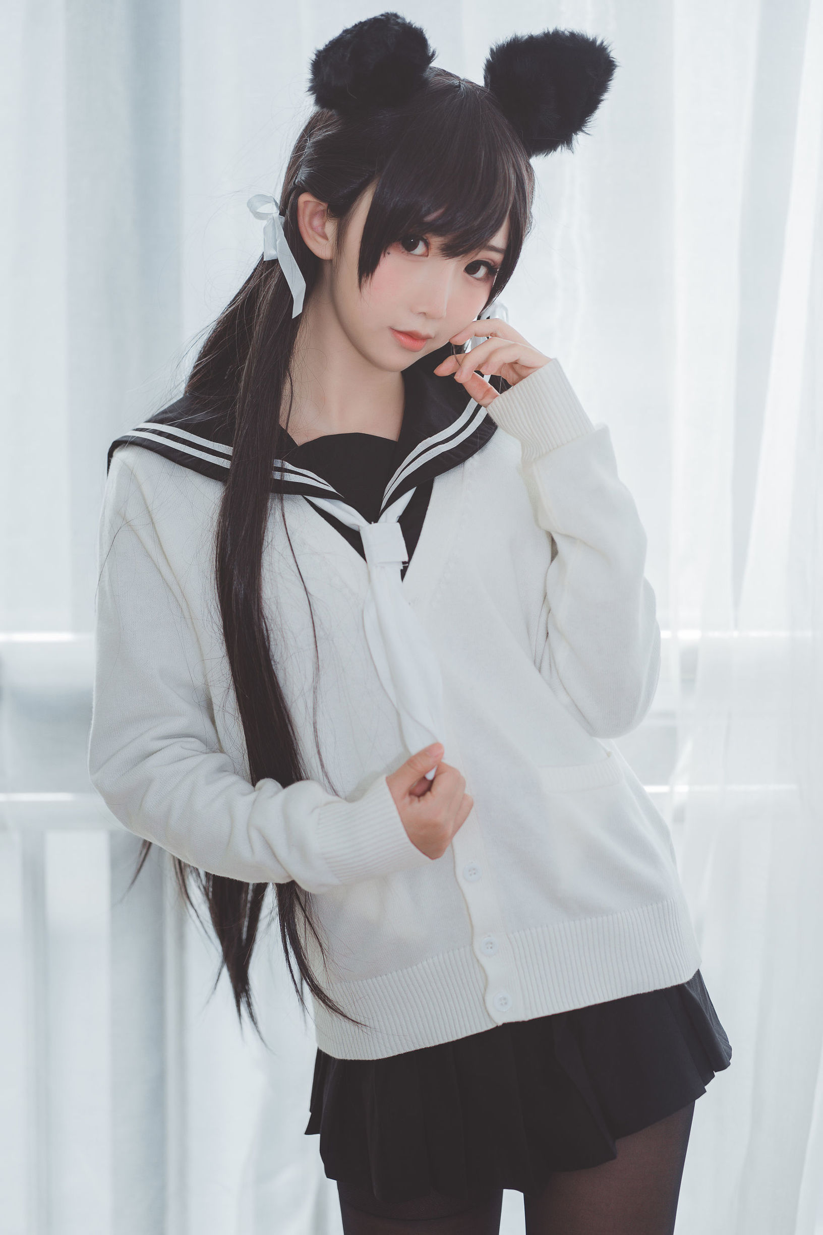 Cosplay Photos] Cute Popular Coser Mianbing Xianer - Uniform Atago