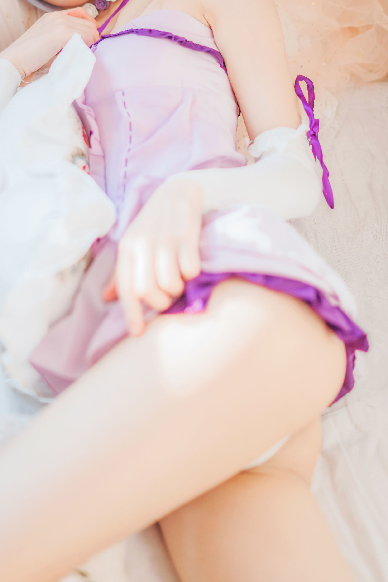 Cosplay 사진] 애니메이션 블로거 춘모모 - 레무 낮잠 치마