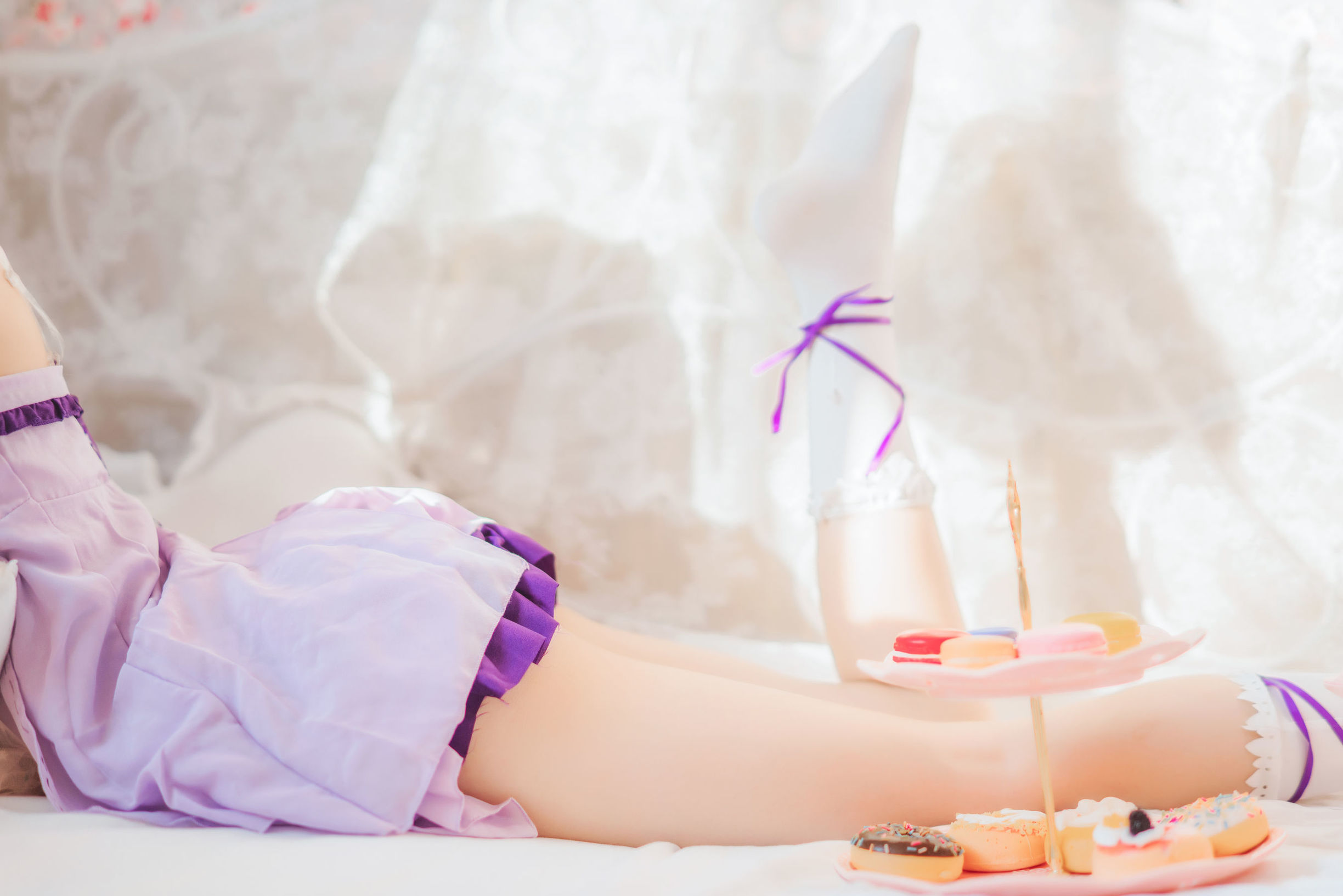 Cosplay 사진] 애니메이션 블로거 춘모모 - 레무 낮잠 치마
