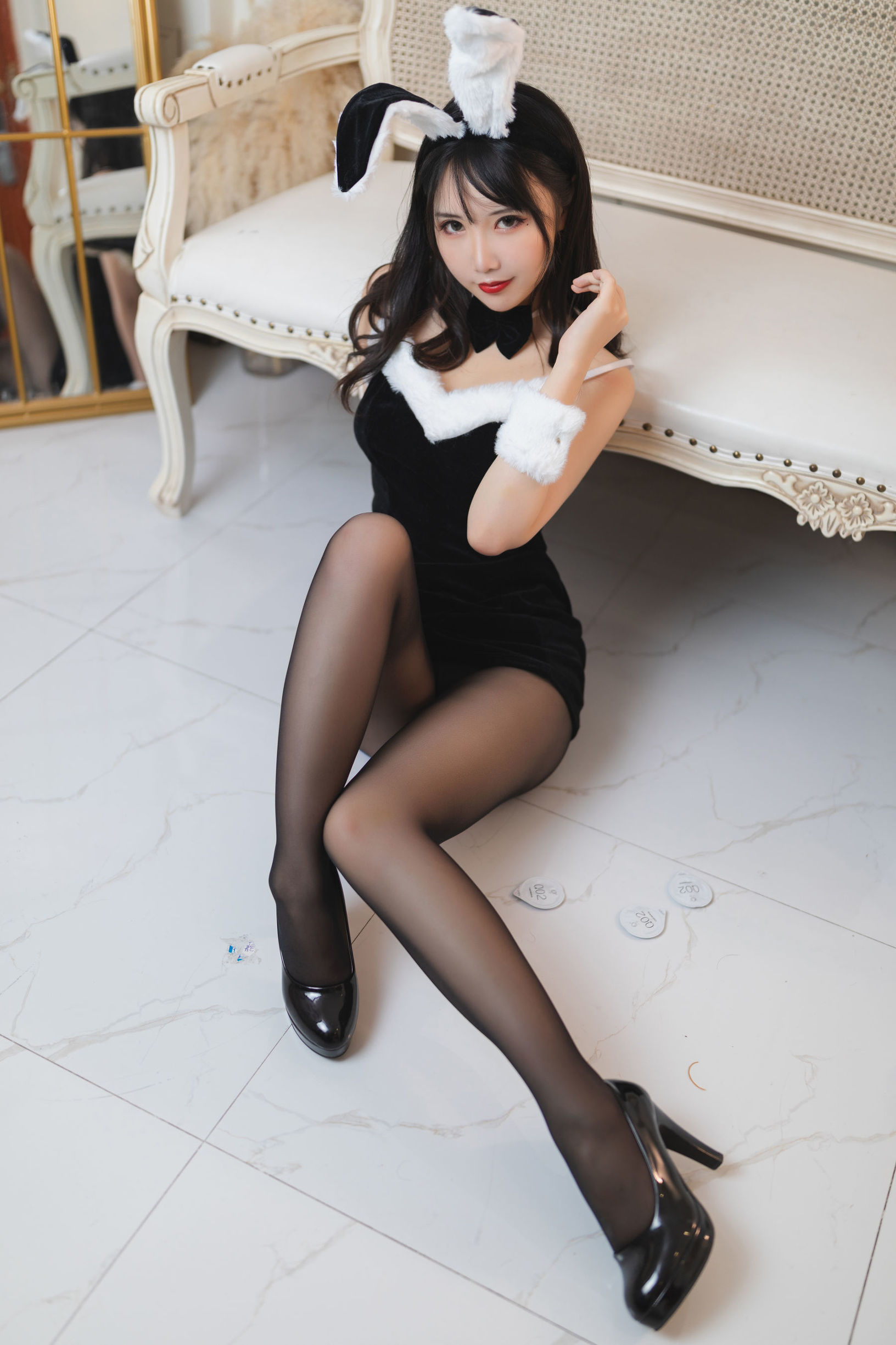 Cosplay写真] かわいい人気のコスプレイヤー メンピンセンエル - 象のバニーガール