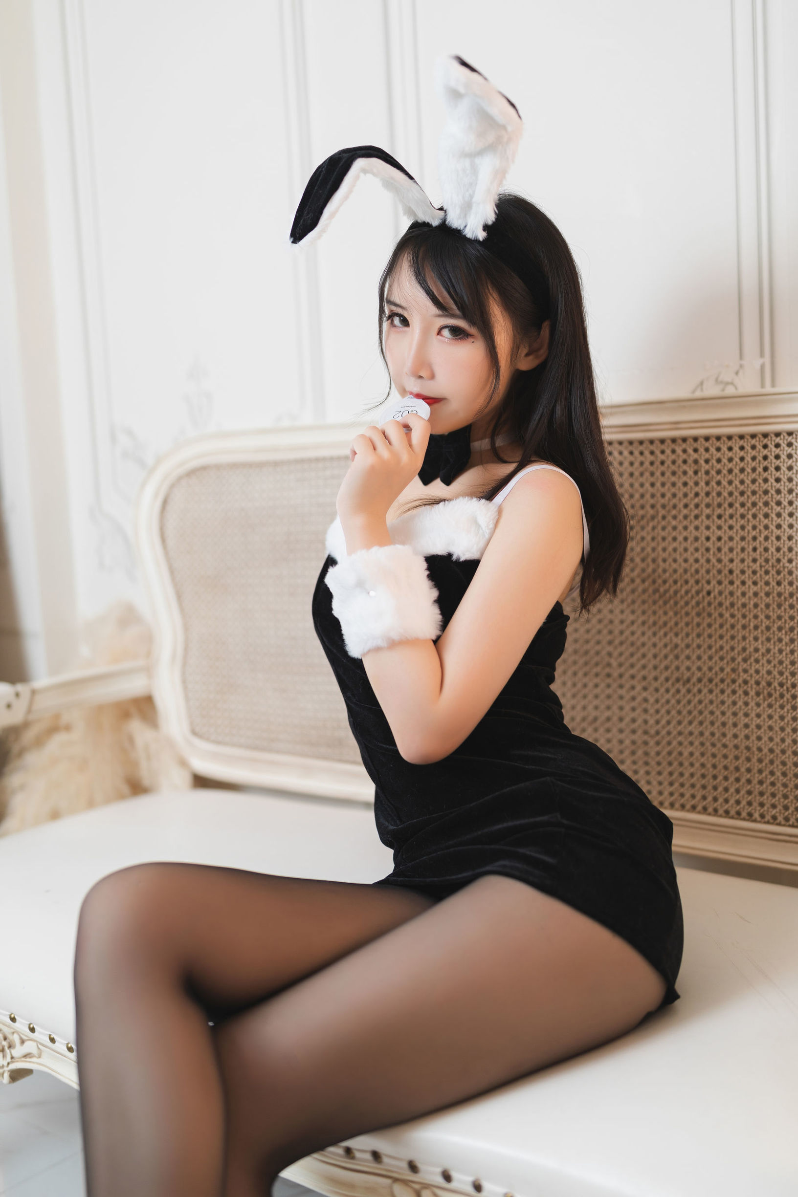 Cosplay写真] かわいい人気のコスプレイヤー メンピンセンエル - 象のバニーガール