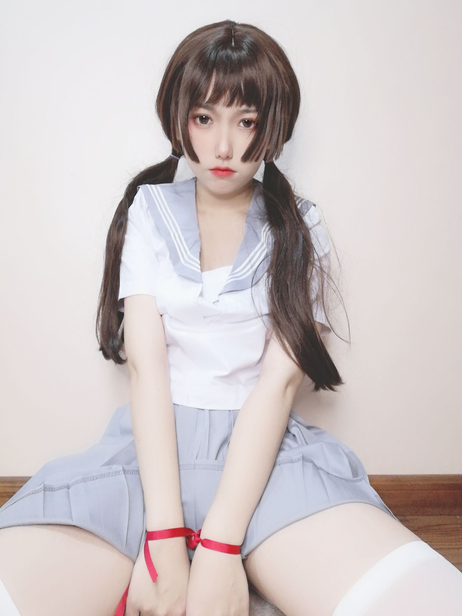คอสเพลย์ภาพถ่าย] 芋圆侑子SJ_ - 白丝jk