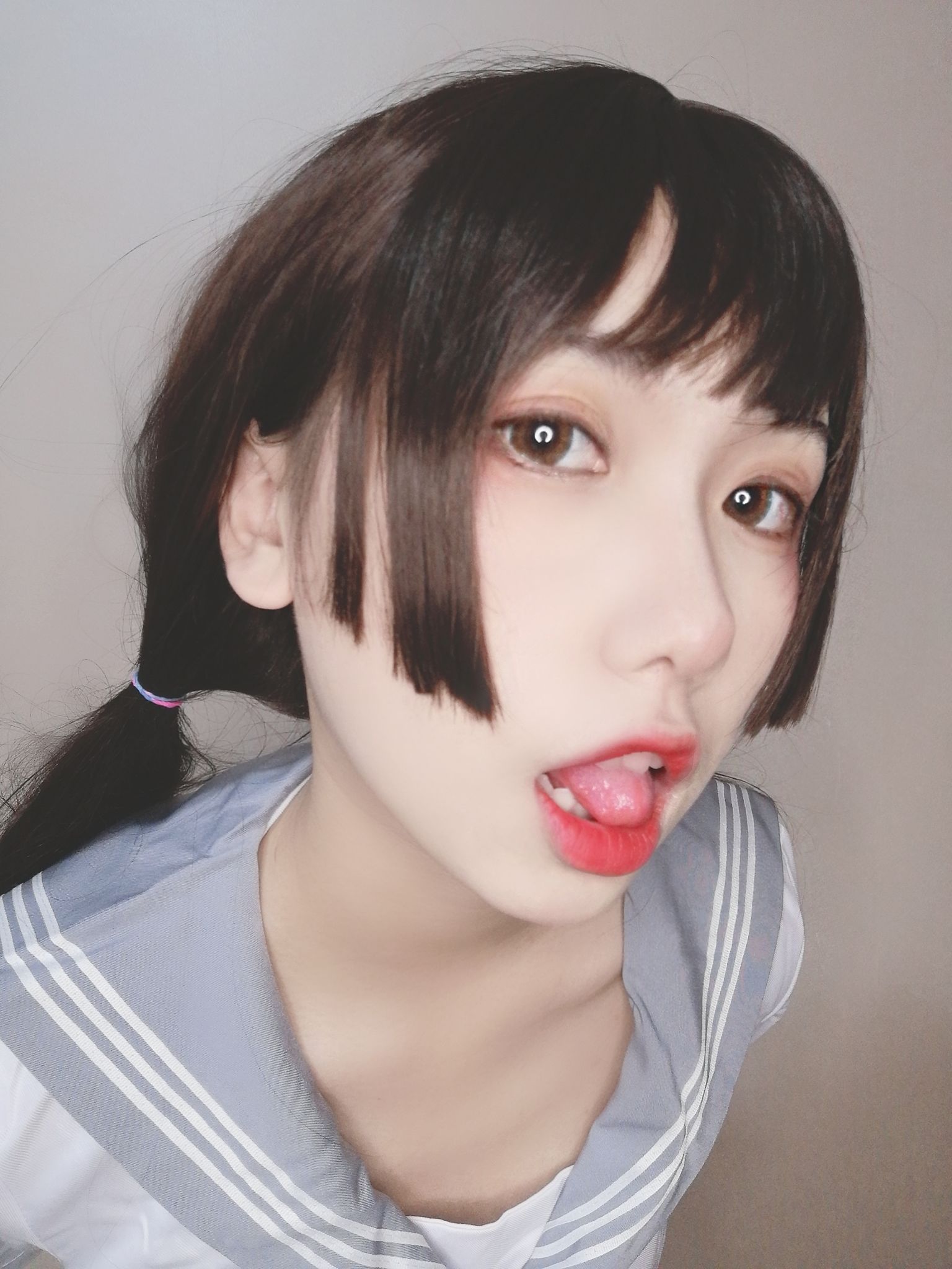 [Cosplay寫真] 芋圓侑子SJ_ - 白絲jk