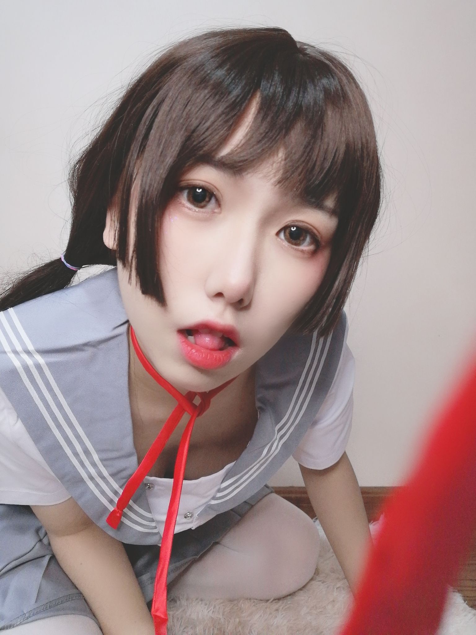 คอสเพลย์ภาพถ่าย] 芋圆侑子SJ_ - 白丝jk