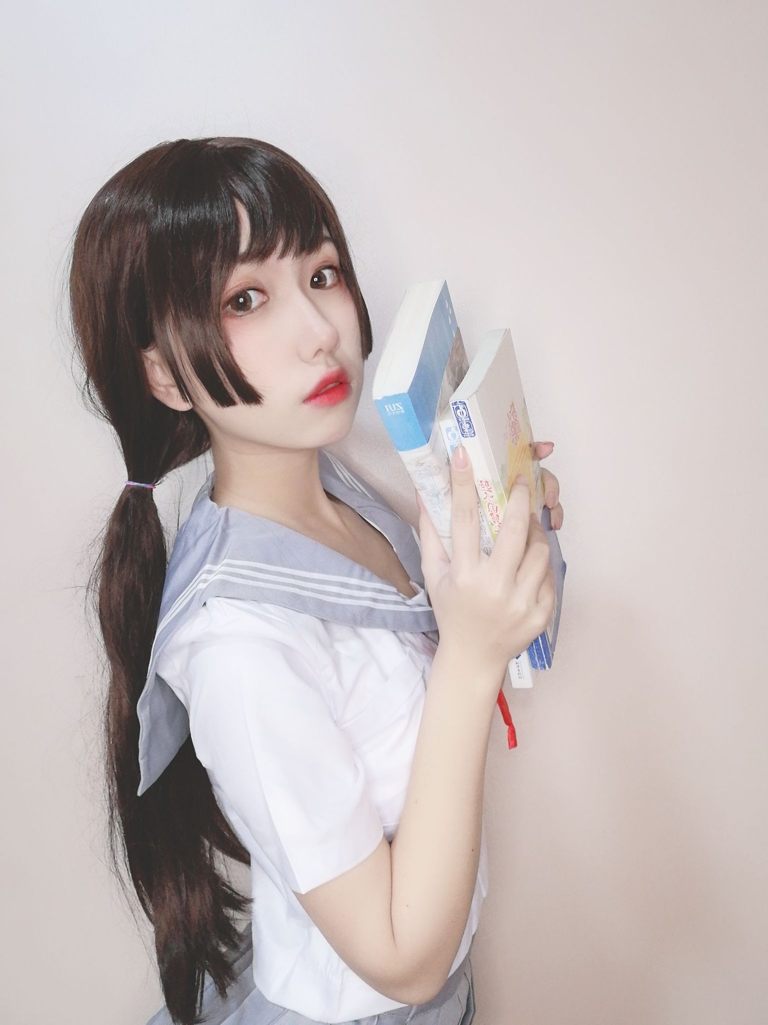 [Cosplay寫真] 芋圓侑子SJ_ - 白絲jk