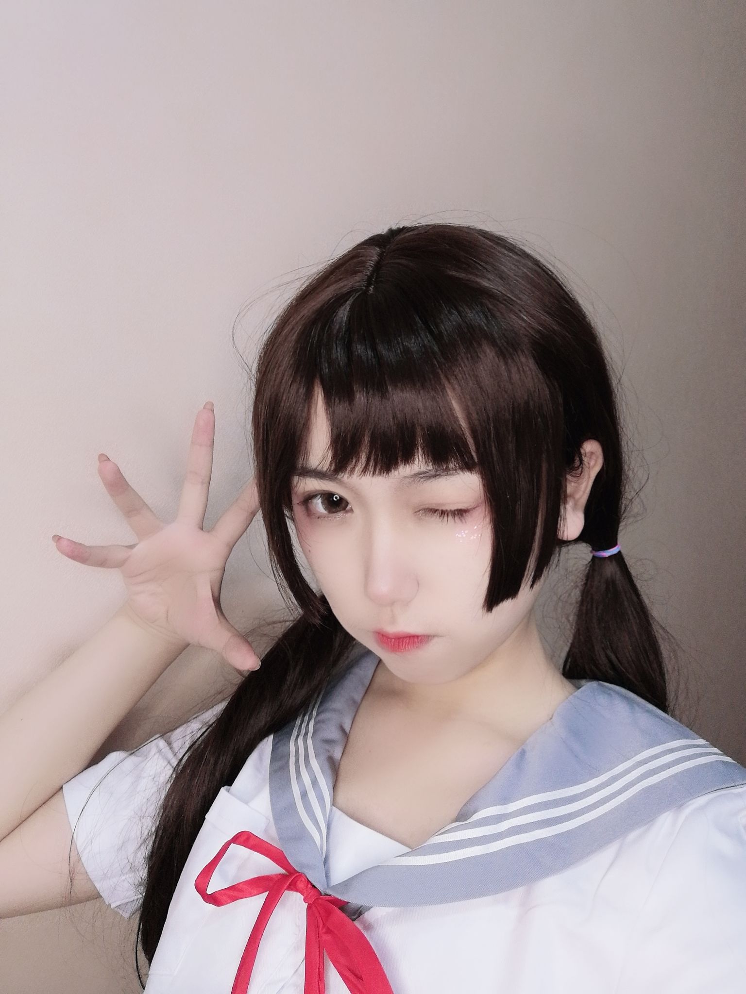[Cosplay寫真] 芋圓侑子SJ_ - 白絲jk