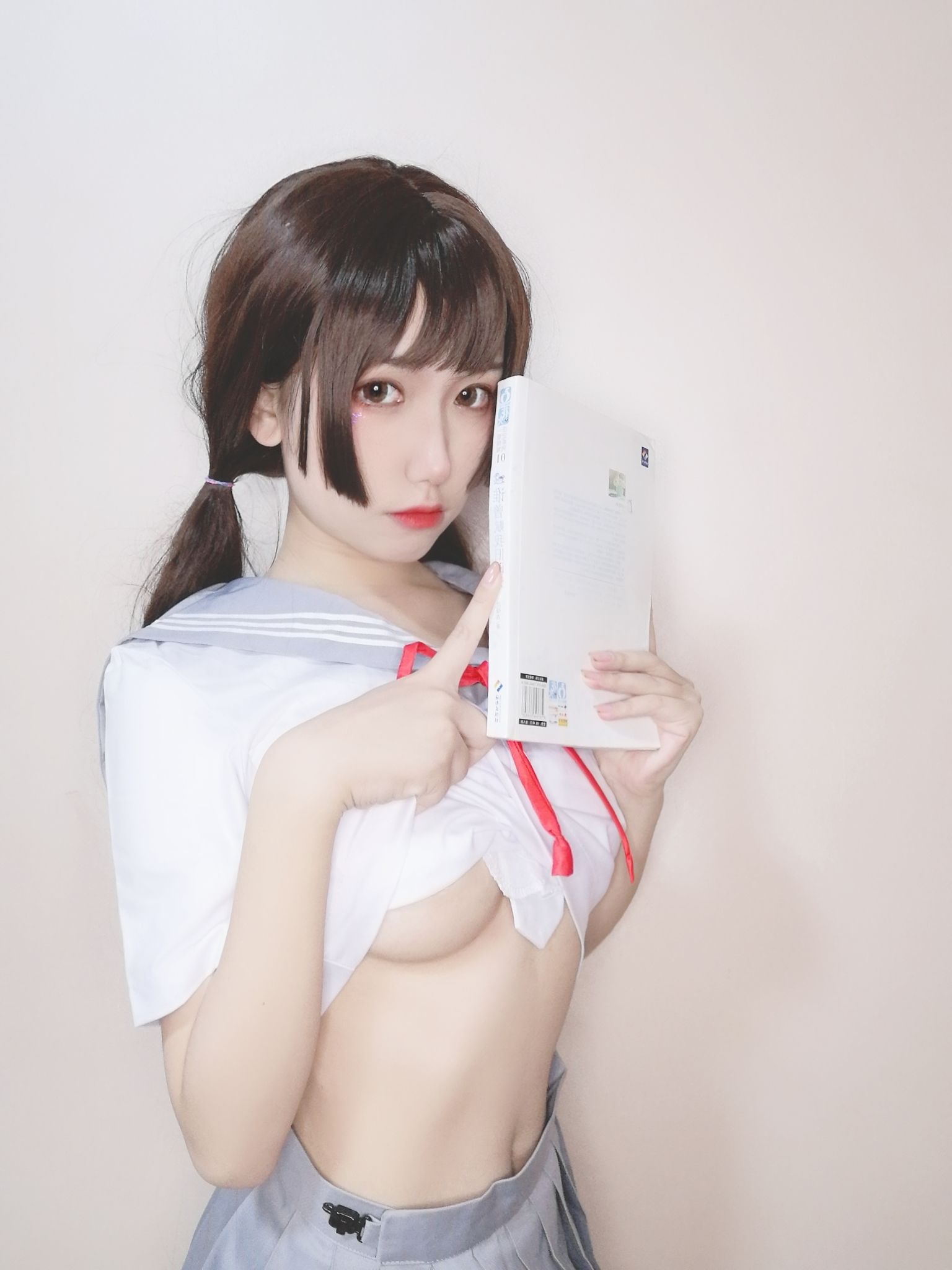 [Cosplay寫真] 芋圓侑子SJ_ - 白絲jk