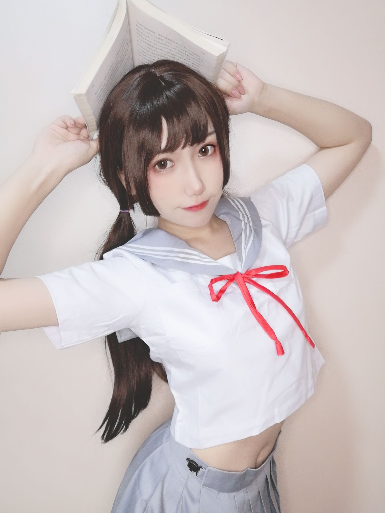 คอสเพลย์ภาพถ่าย] 芋圆侑子SJ_ - 白丝jk