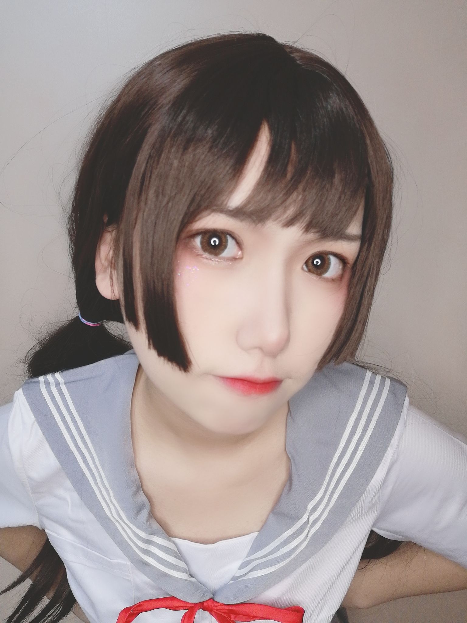[Cosplay寫真] 芋圓侑子SJ_ - 白絲jk