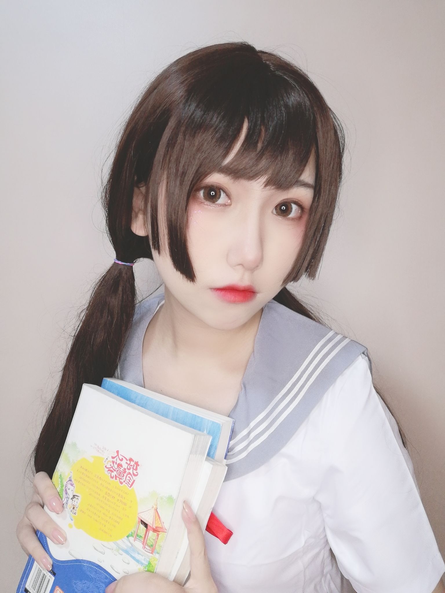 [Cosplay寫真] 芋圓侑子SJ_ - 白絲jk