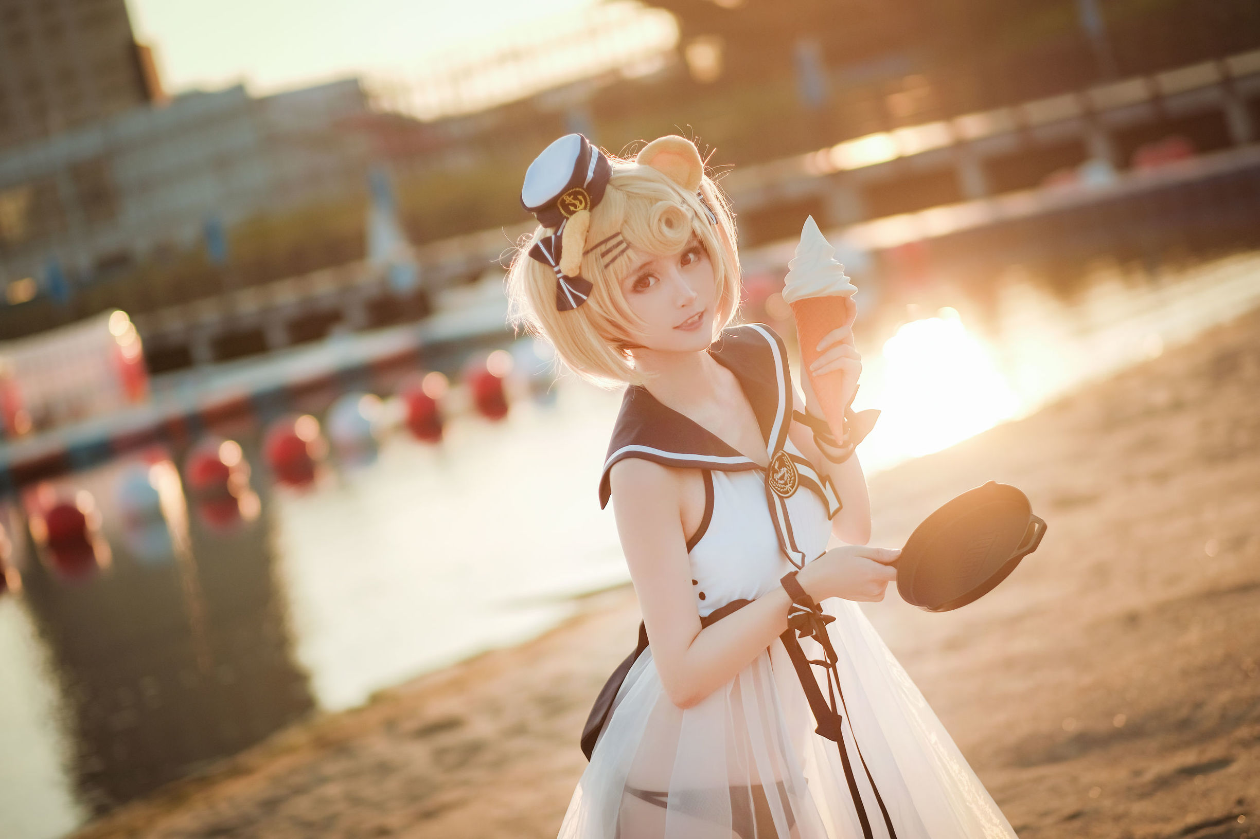 Cosplay 사진] 귀여운 애완동물 블로거 유이 금붕어 - 구미 수영복