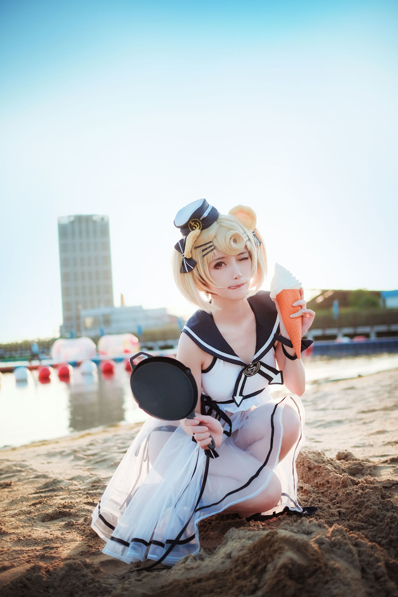 Cosplay 사진] 귀여운 애완동물 블로거 유이 금붕어 - 구미 수영복