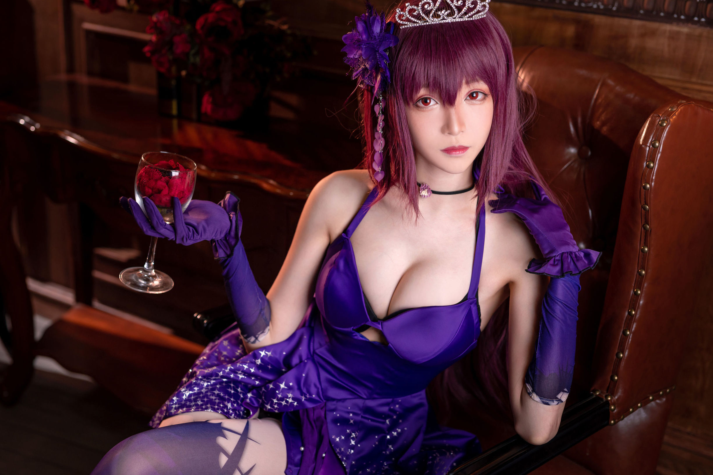 Cosplay寫真] 長腿COSER青青子Js - 斯卡哈2