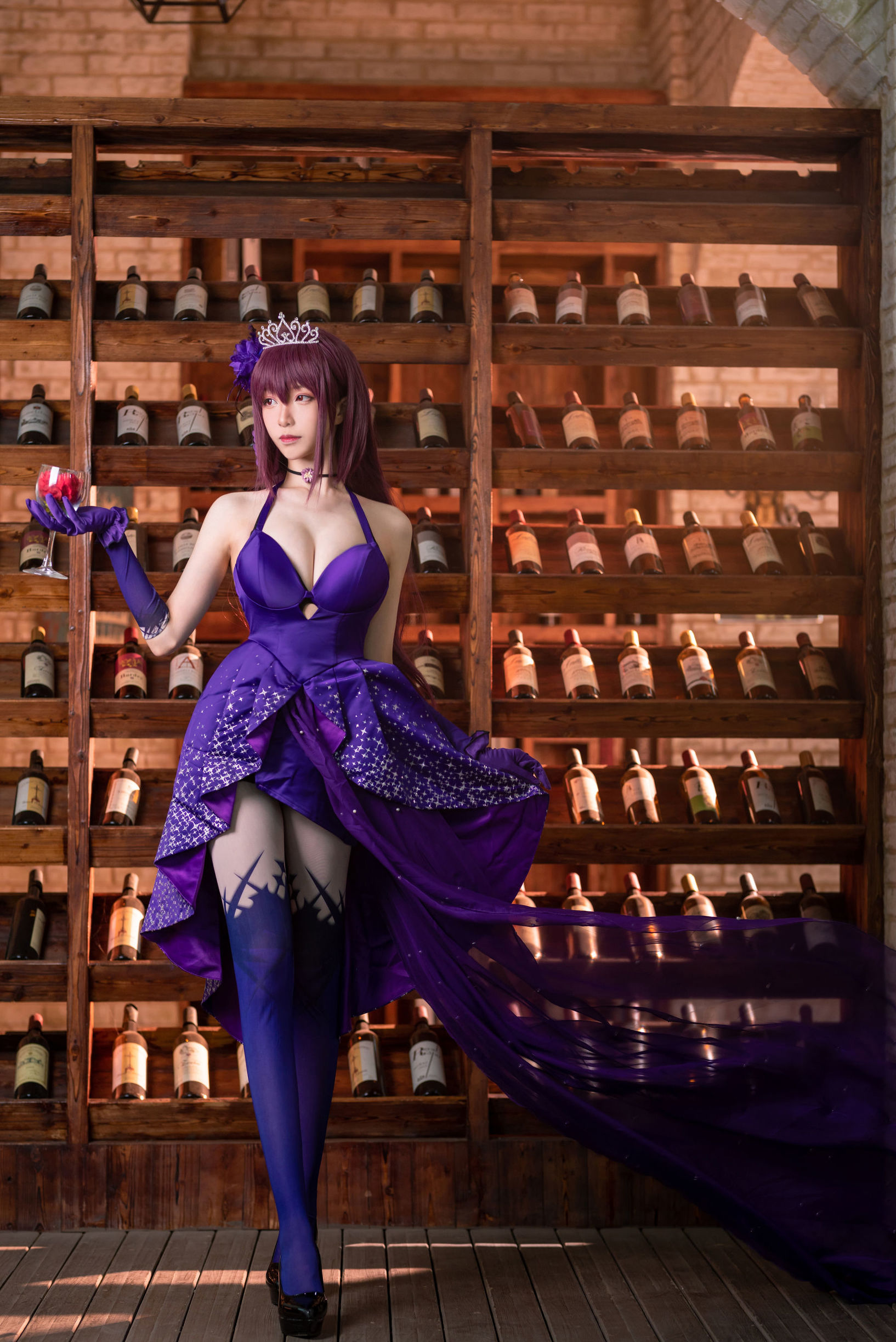 Cosplay寫真] 長腿COSER青青子Js - 斯卡哈2