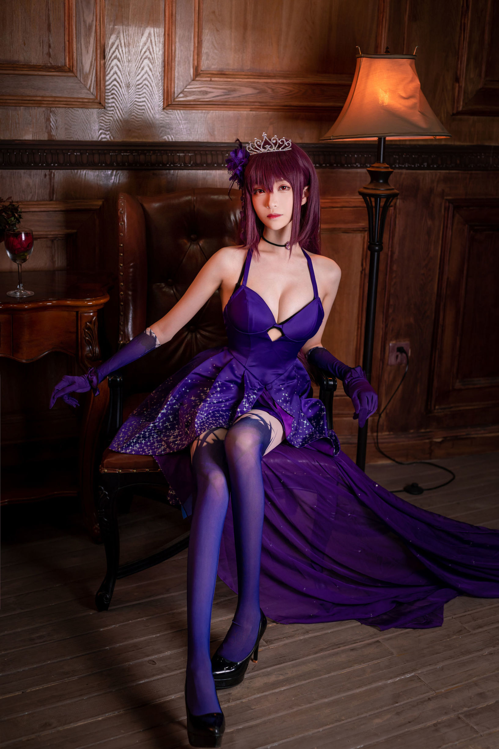 Cosplay寫真] 長腿COSER青青子Js - 斯卡哈2