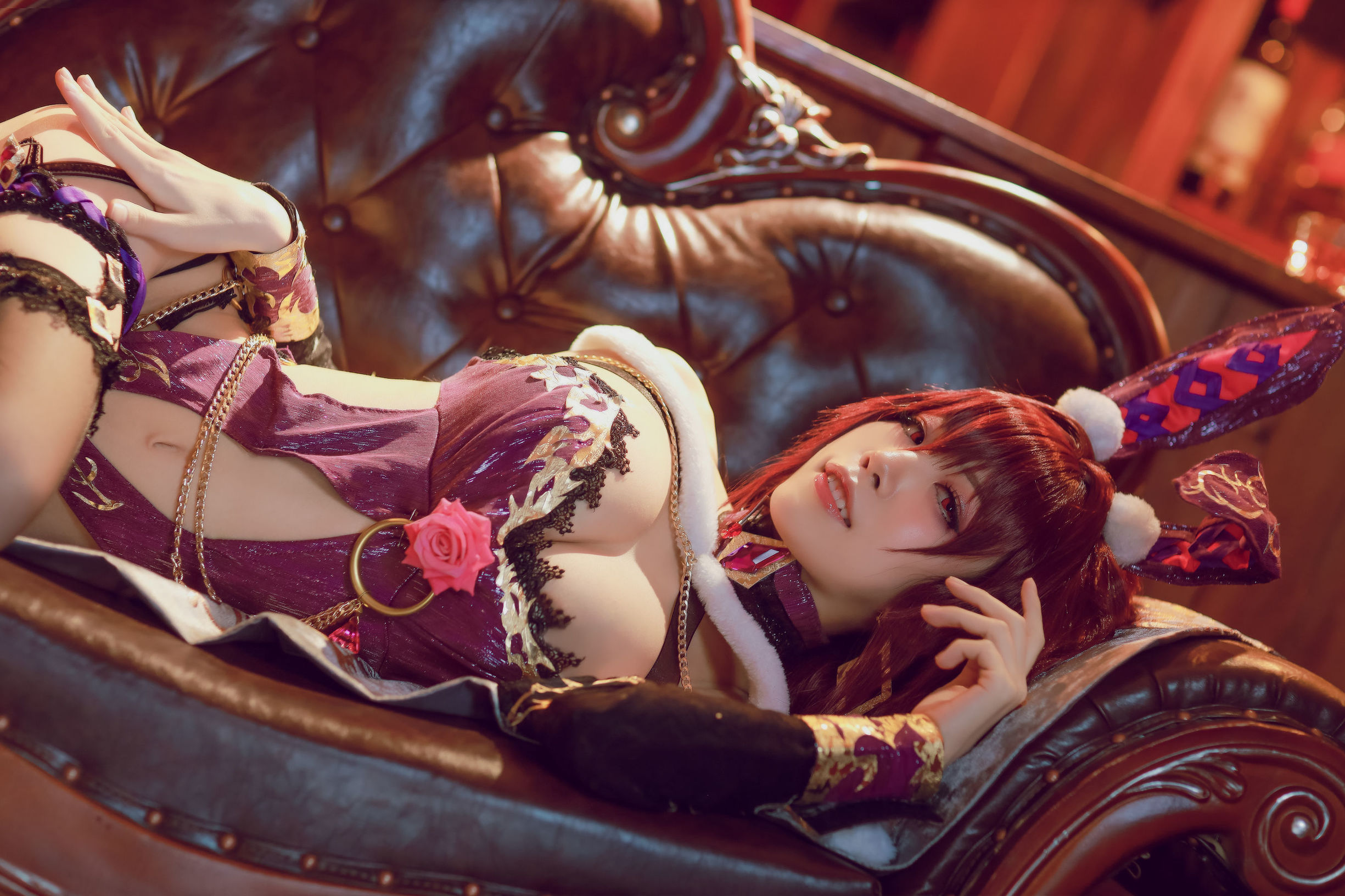 コスプレ写真] アニメブロガー スイミャオアクア - スカサハ