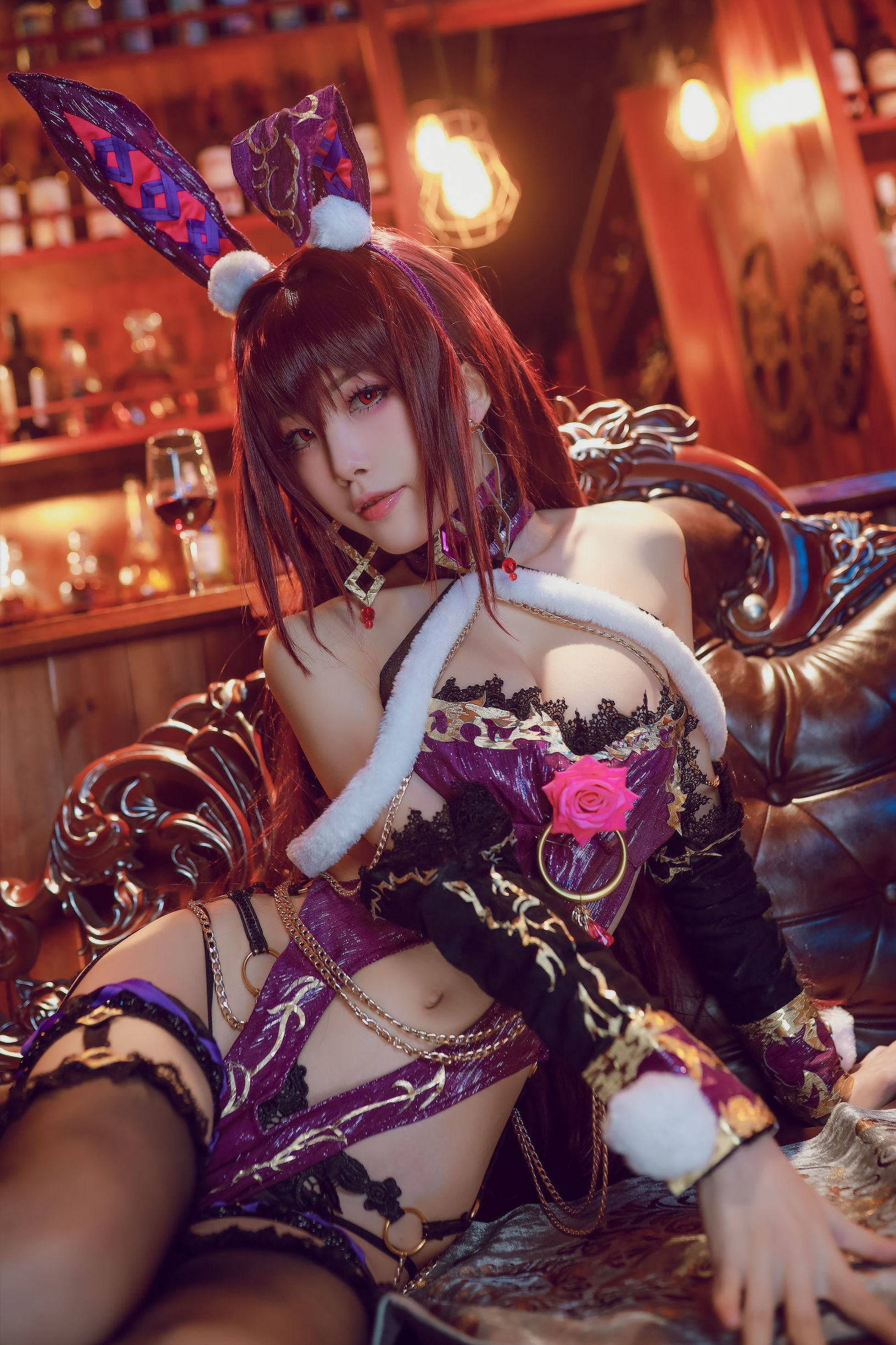 コスプレ写真] アニメブロガー スイミャオアクア - スカサハ