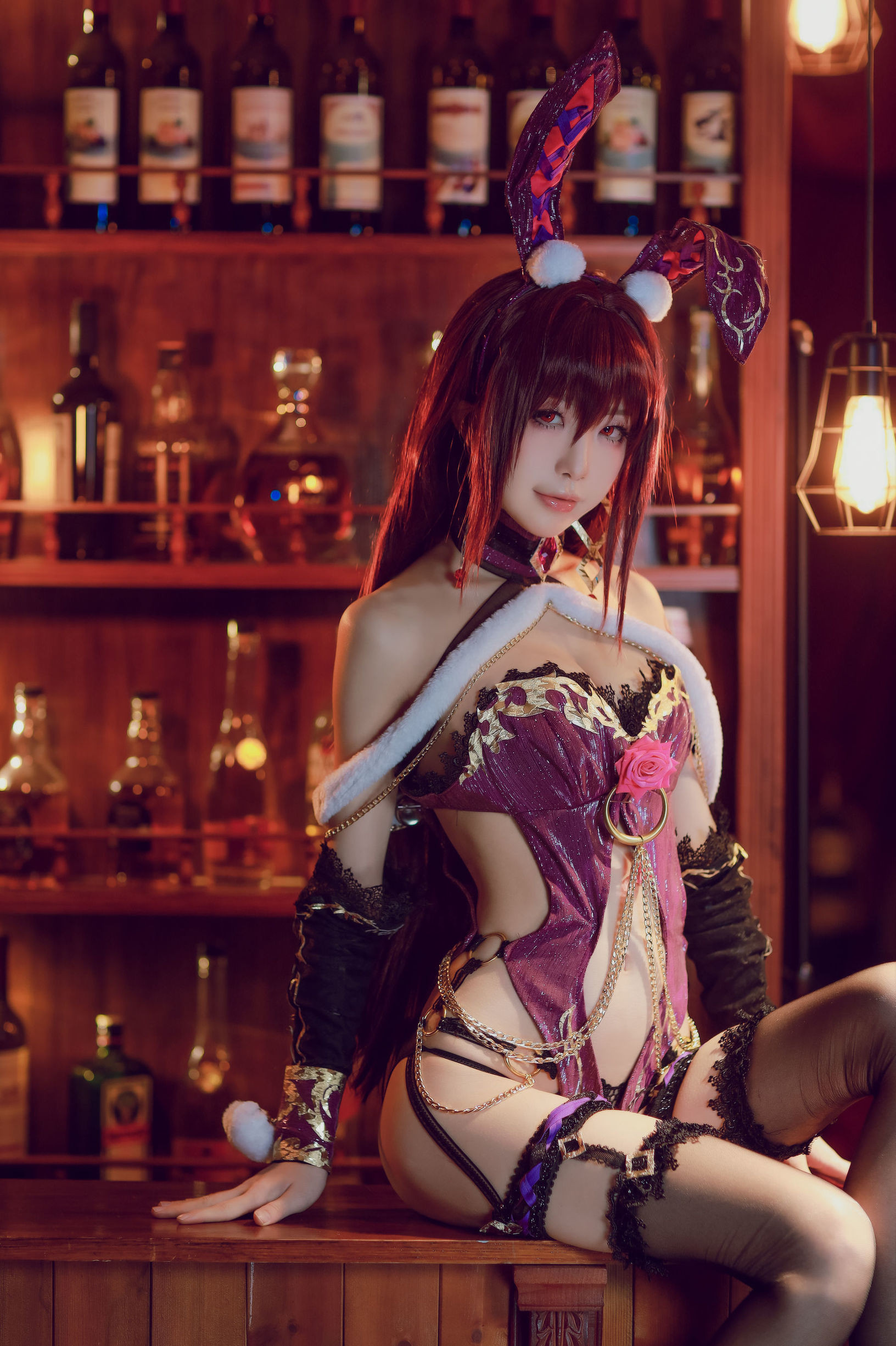 コスプレ写真] アニメブロガー スイミャオアクア - スカサハ