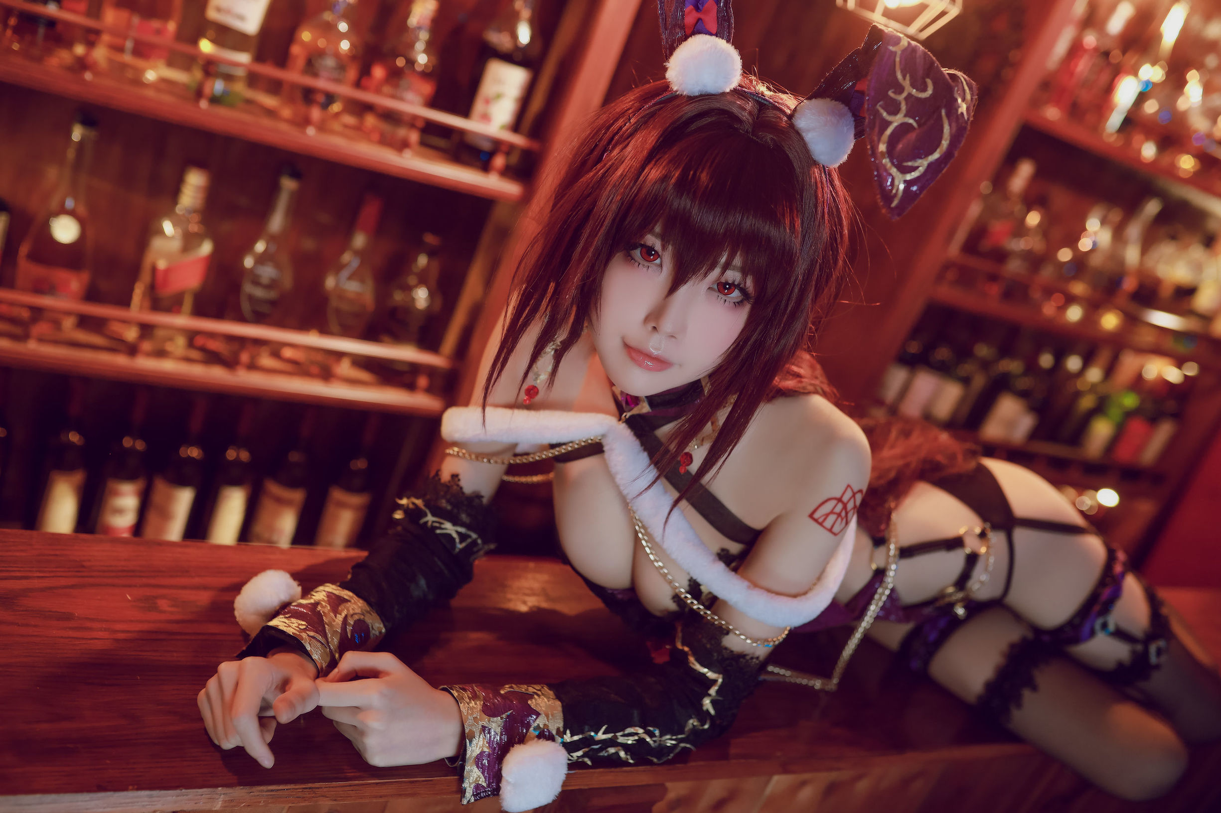 コスプレ写真] アニメブロガー スイミャオアクア - スカサハ