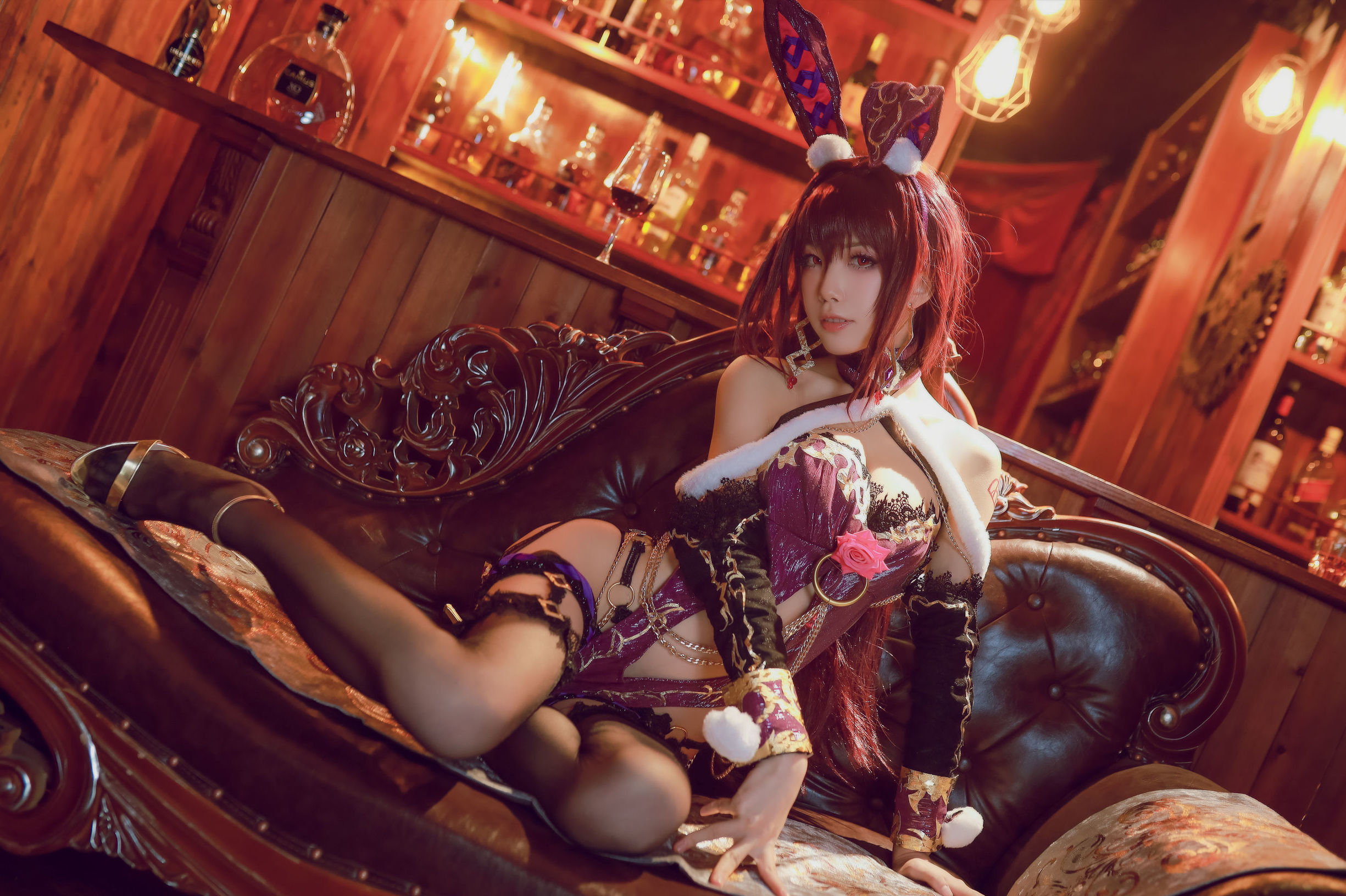 コスプレ写真] アニメブロガー スイミャオアクア - スカサハ