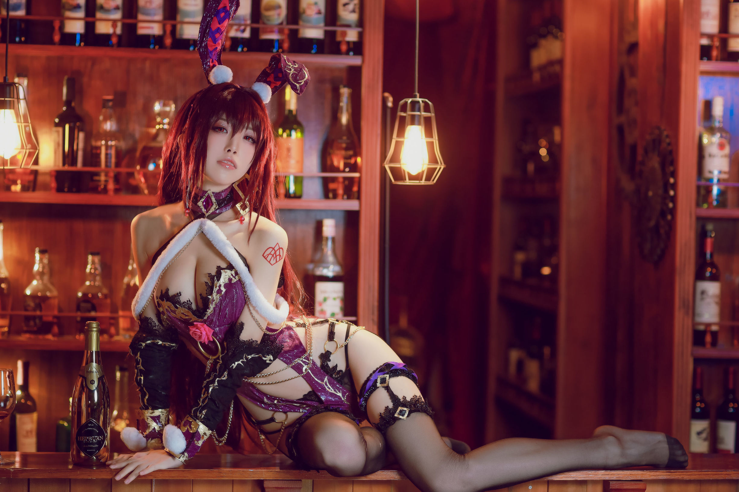 コスプレ写真] アニメブロガー スイミャオアクア - スカサハ